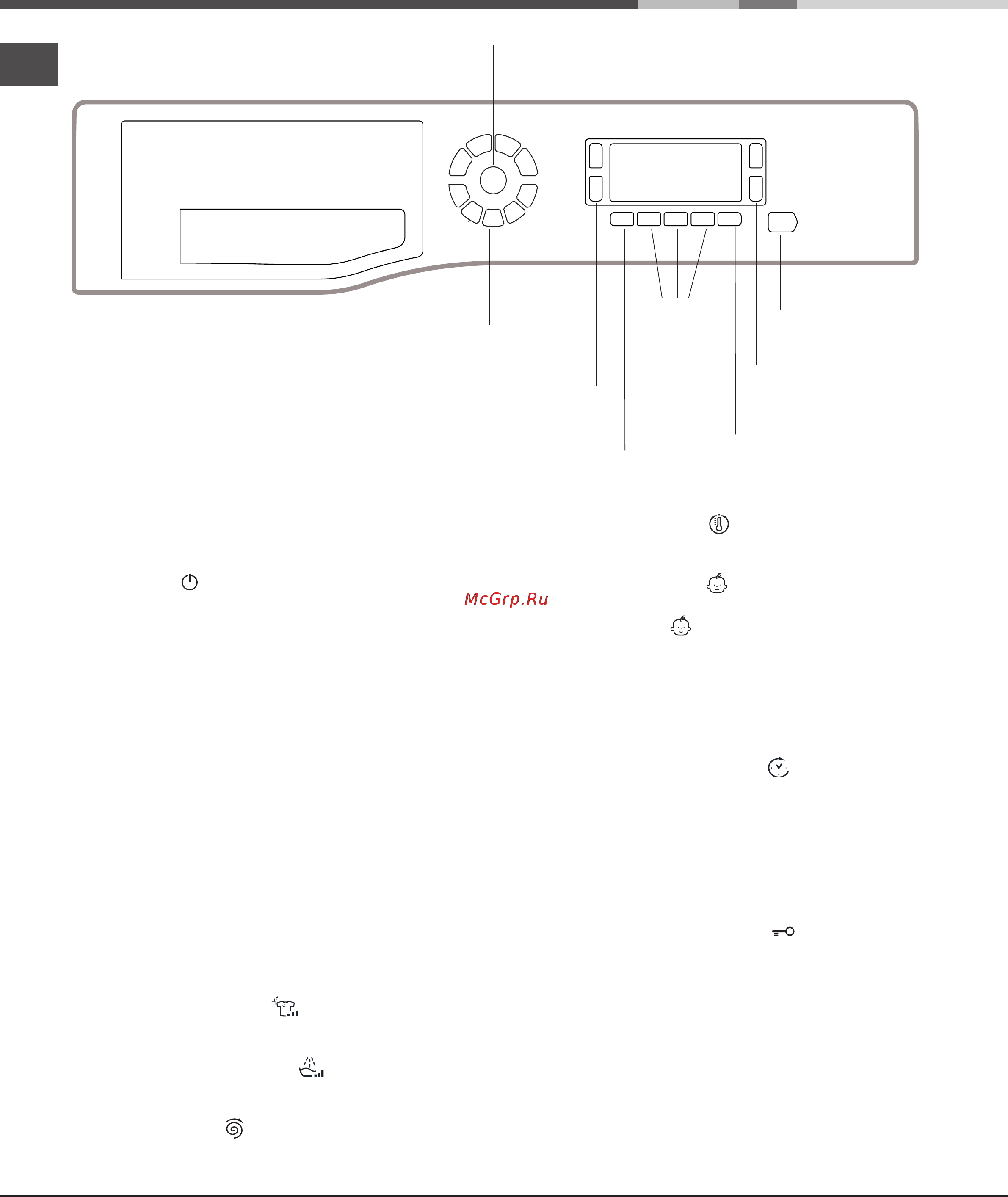 Ariston WMSD 723B [42/60] Descrizione della lavabiancheria
