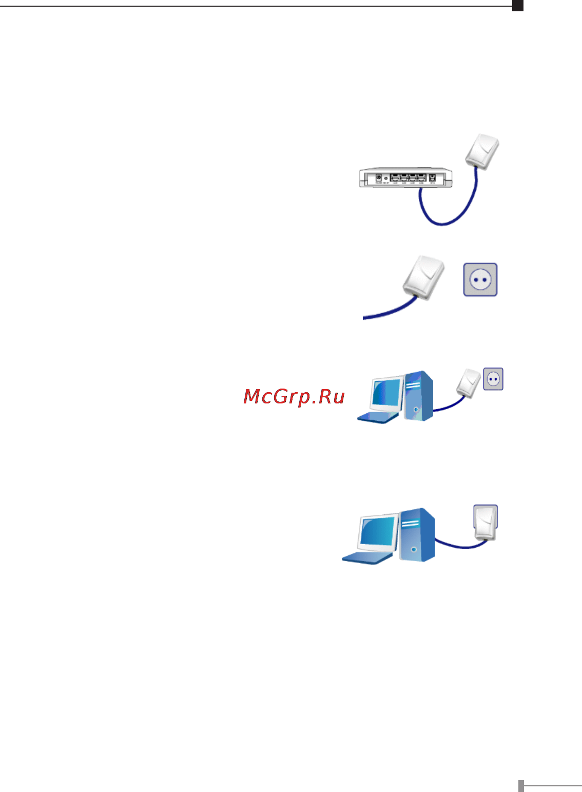 Planet PL-501 [7/8] Connecting powerline ethernet bridge