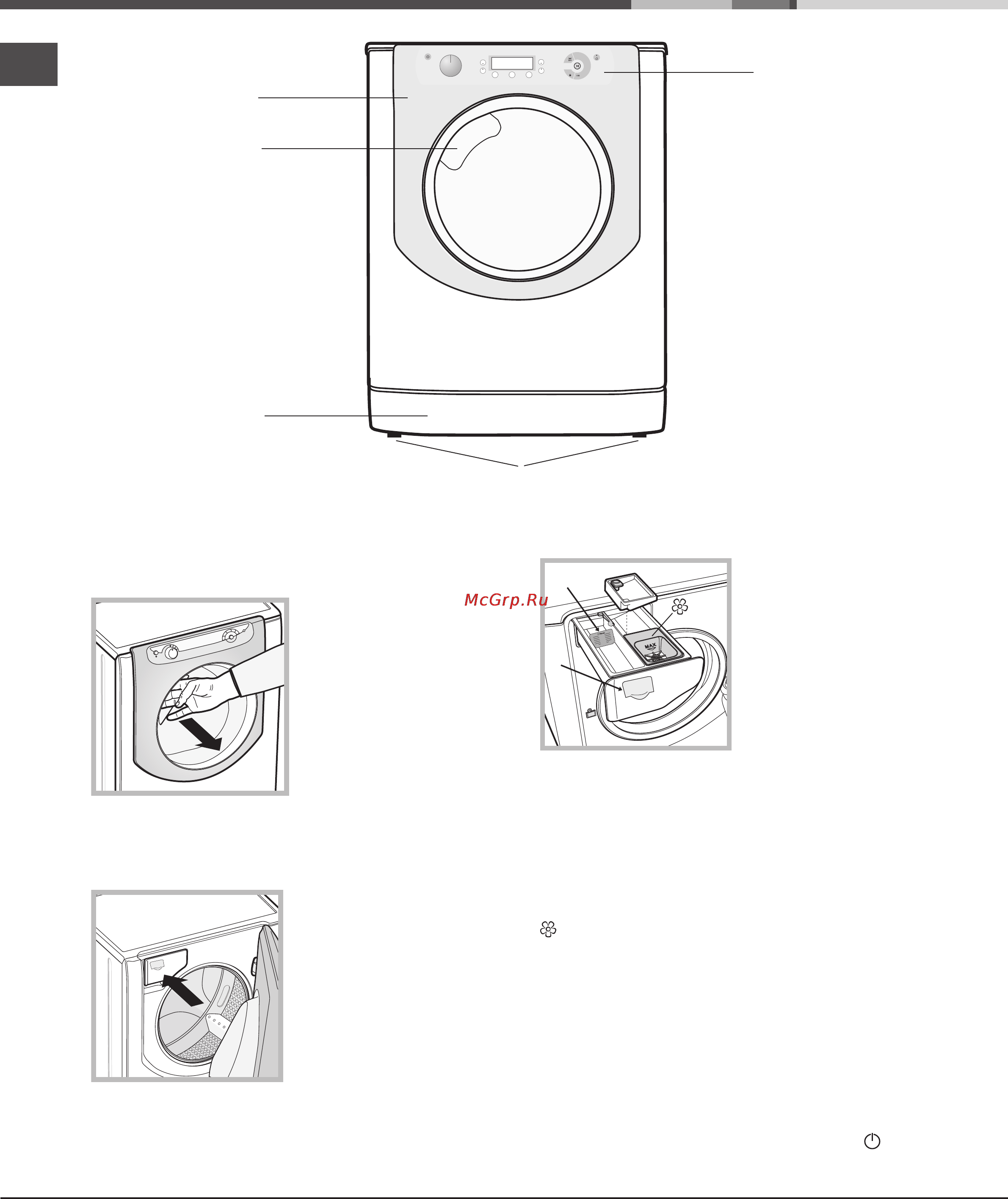 Ariston AQ70F 05 [16/24] Опис машини