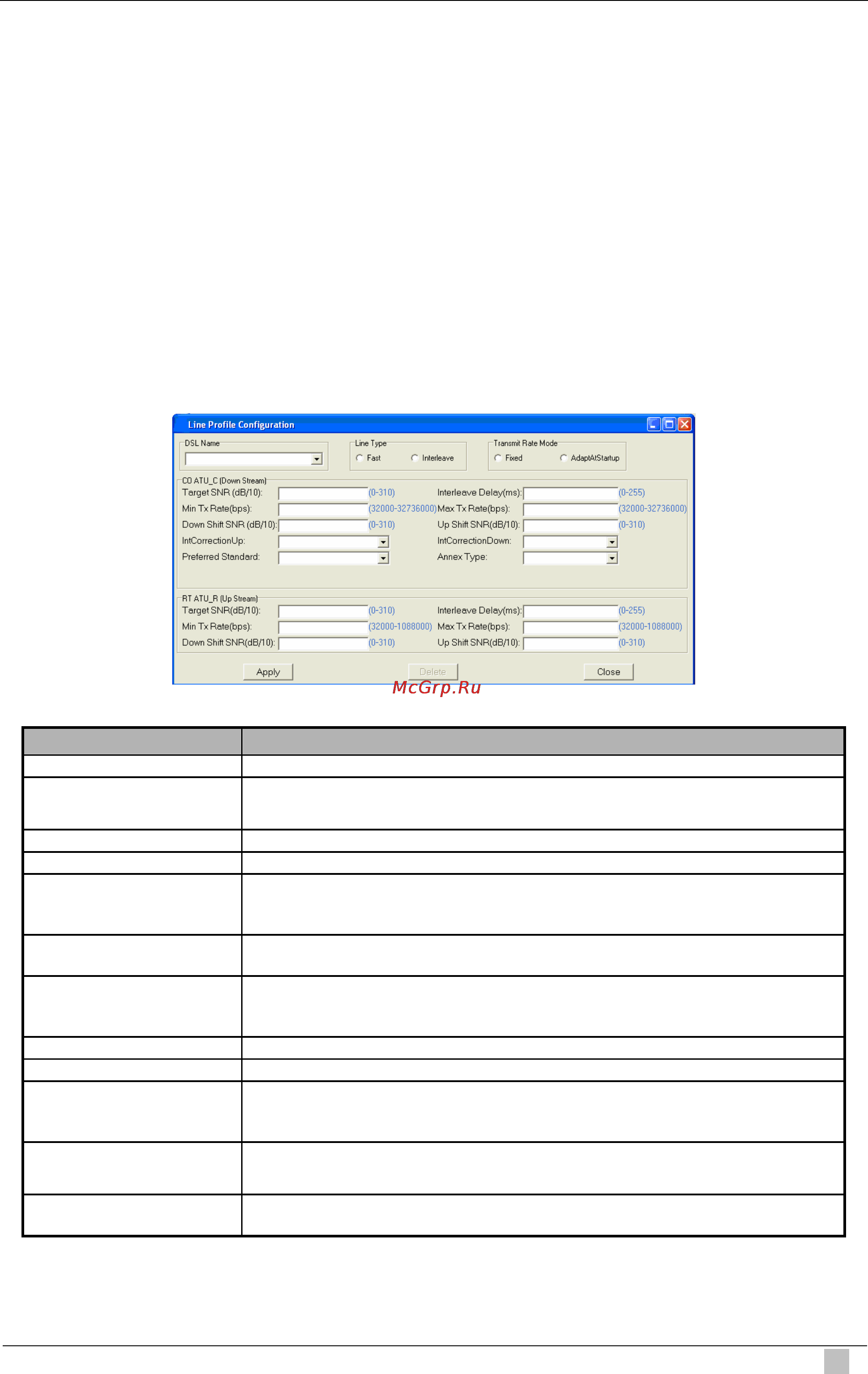 Planet IDL-4801 [65/707] Profile allow users to configure line profile and alarm profile