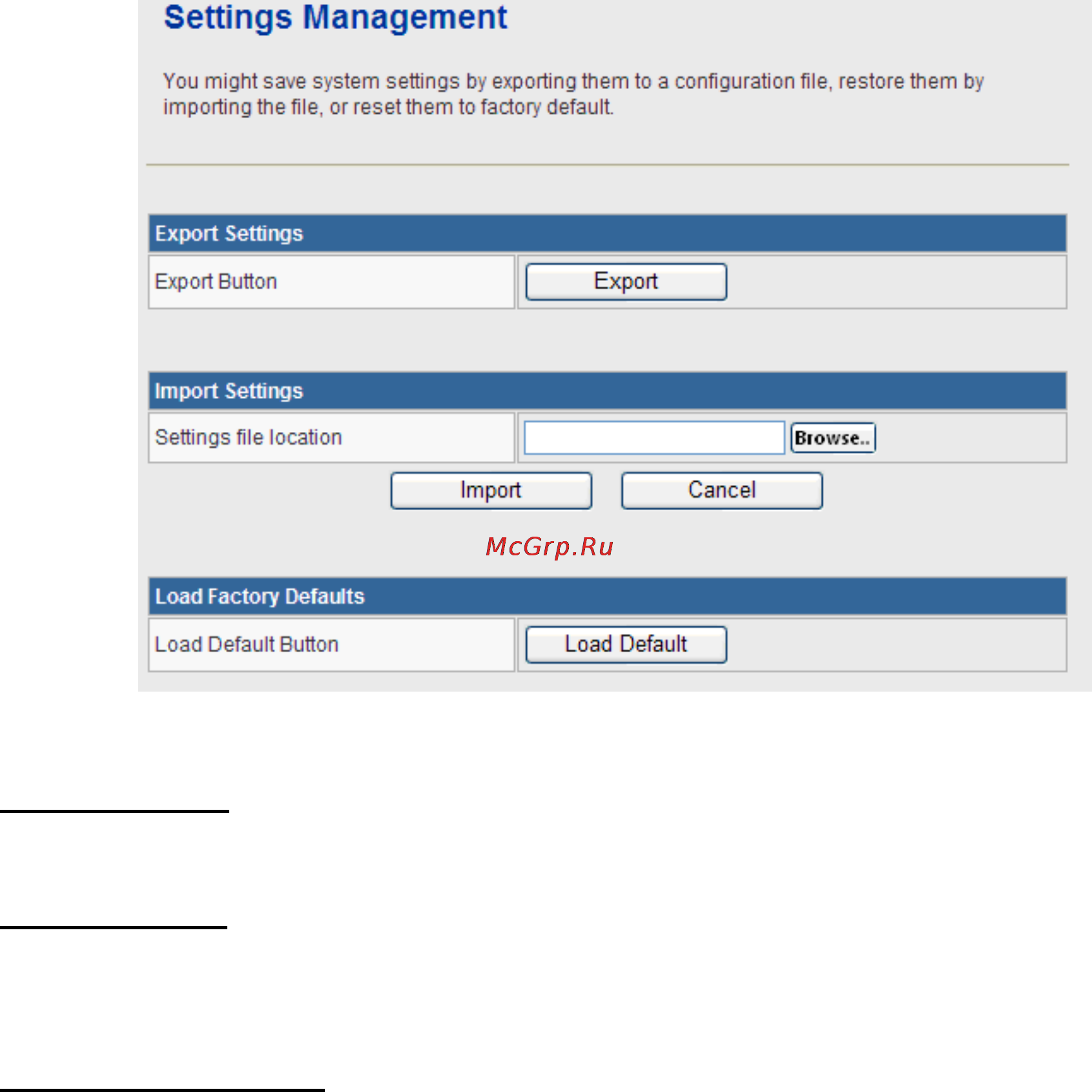 Planet VC-230N [66/77] Setting management