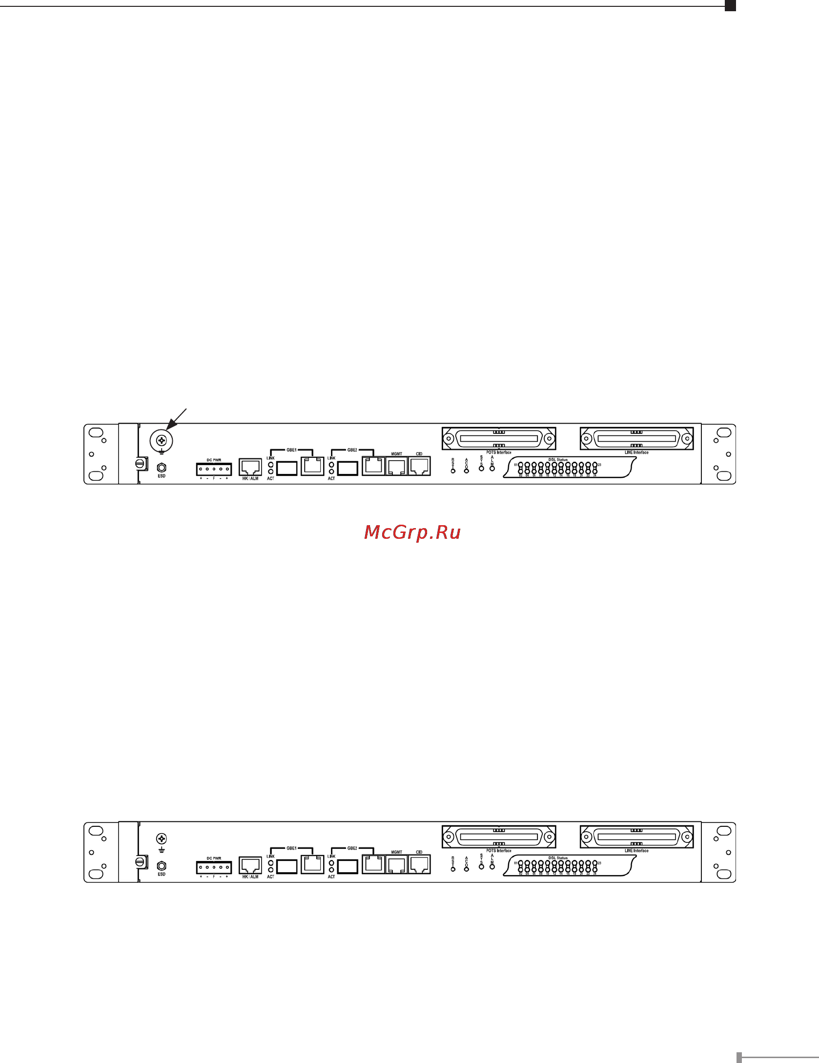 Planet VC-2402-48 [12/35] Connecting the vdsl adslx and pots interfaces
