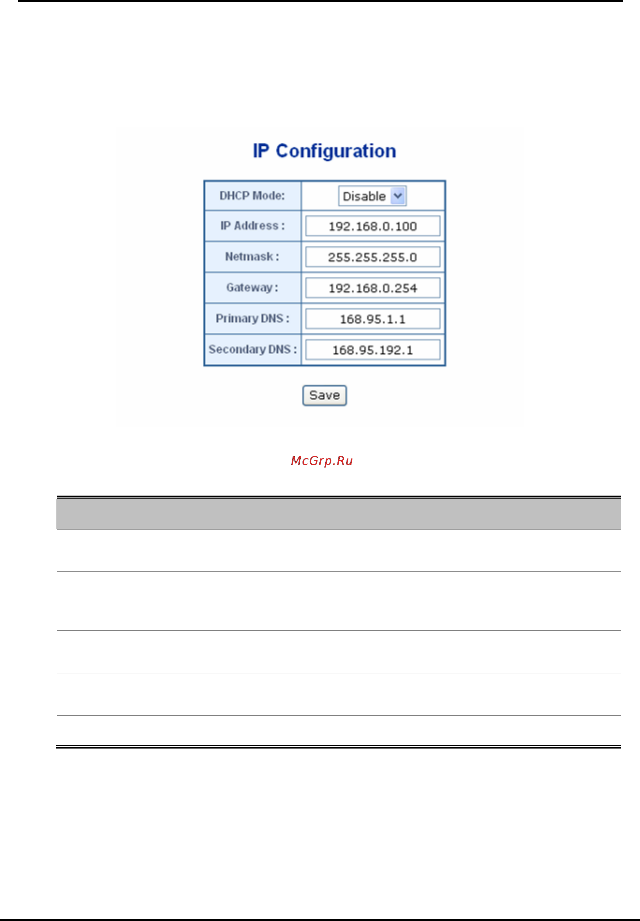 Planet VC-810S48 [26/82] Ip configuration