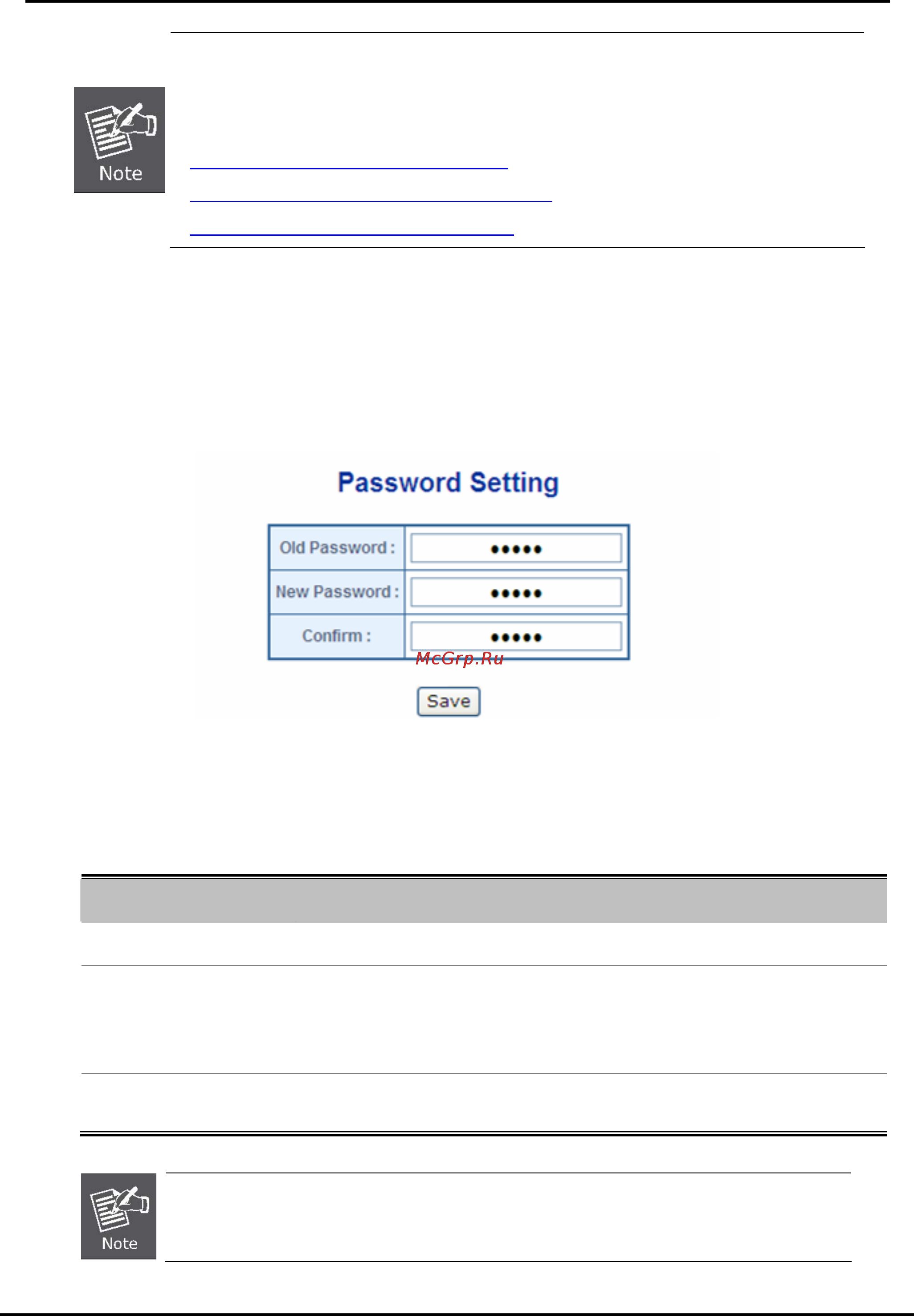 Planet VC-810S48 [28/82] Password setting