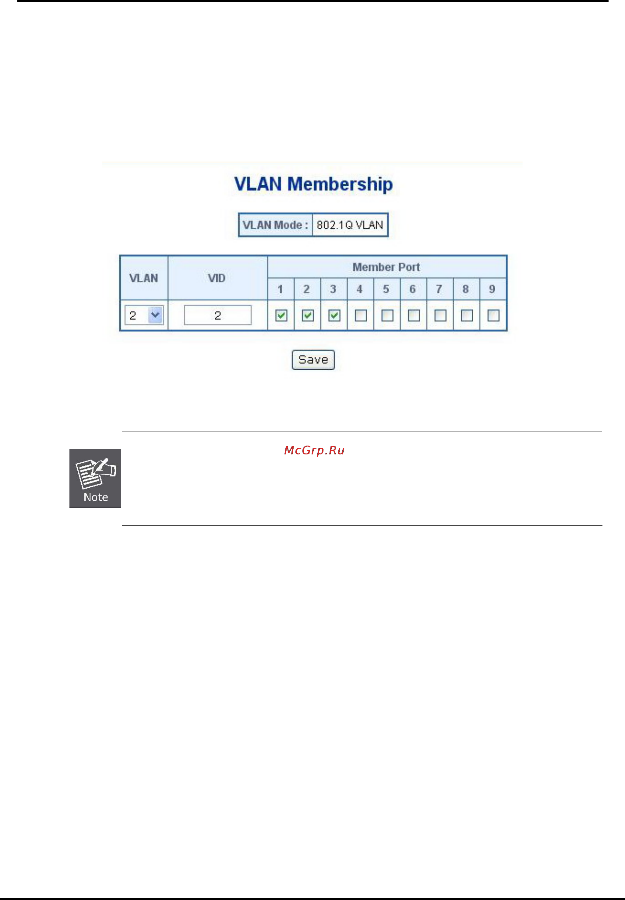 Planet VC-810S48 [46/82] Modify the vlan group member