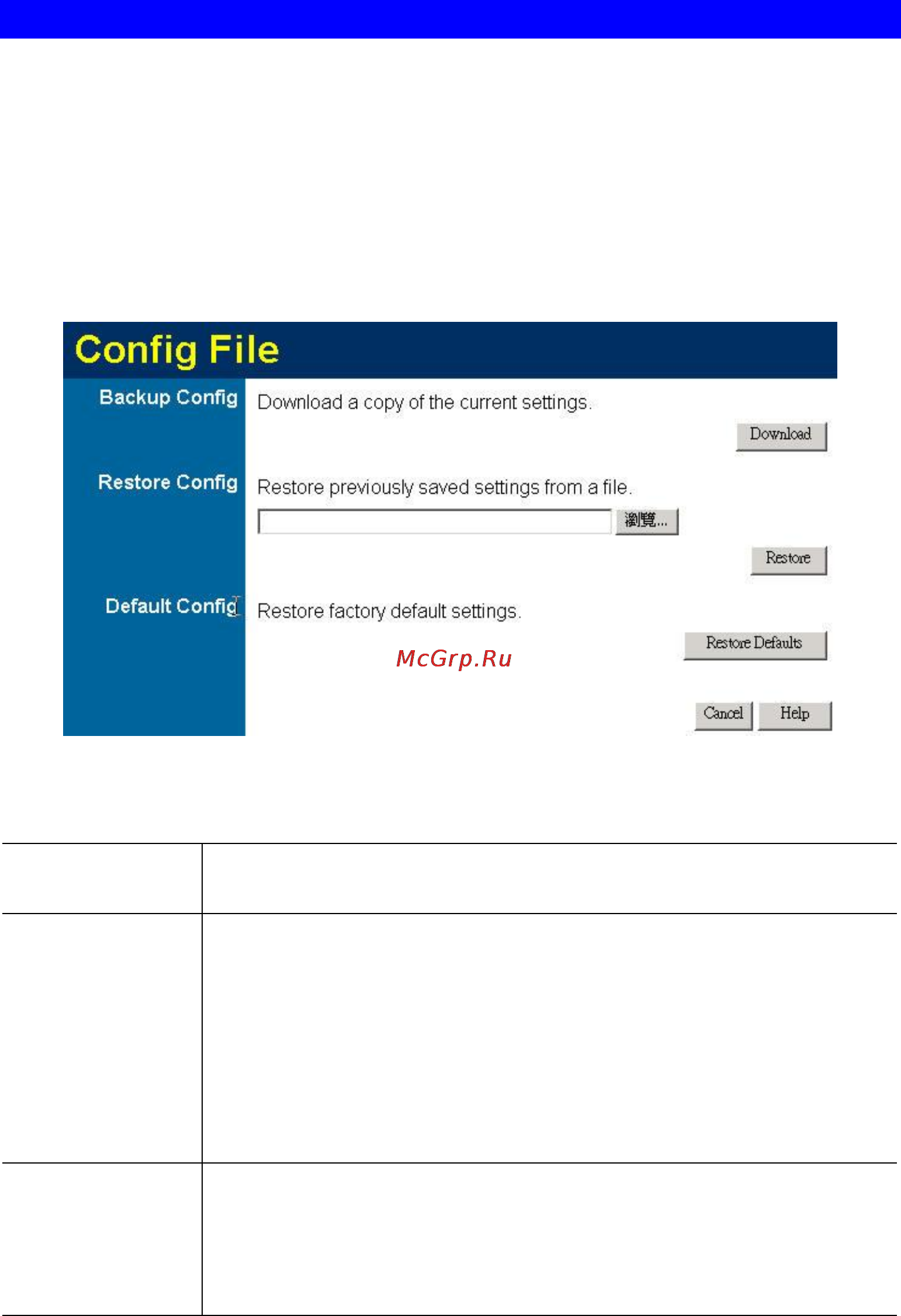 Planet VRT-311S [129/147] Config file