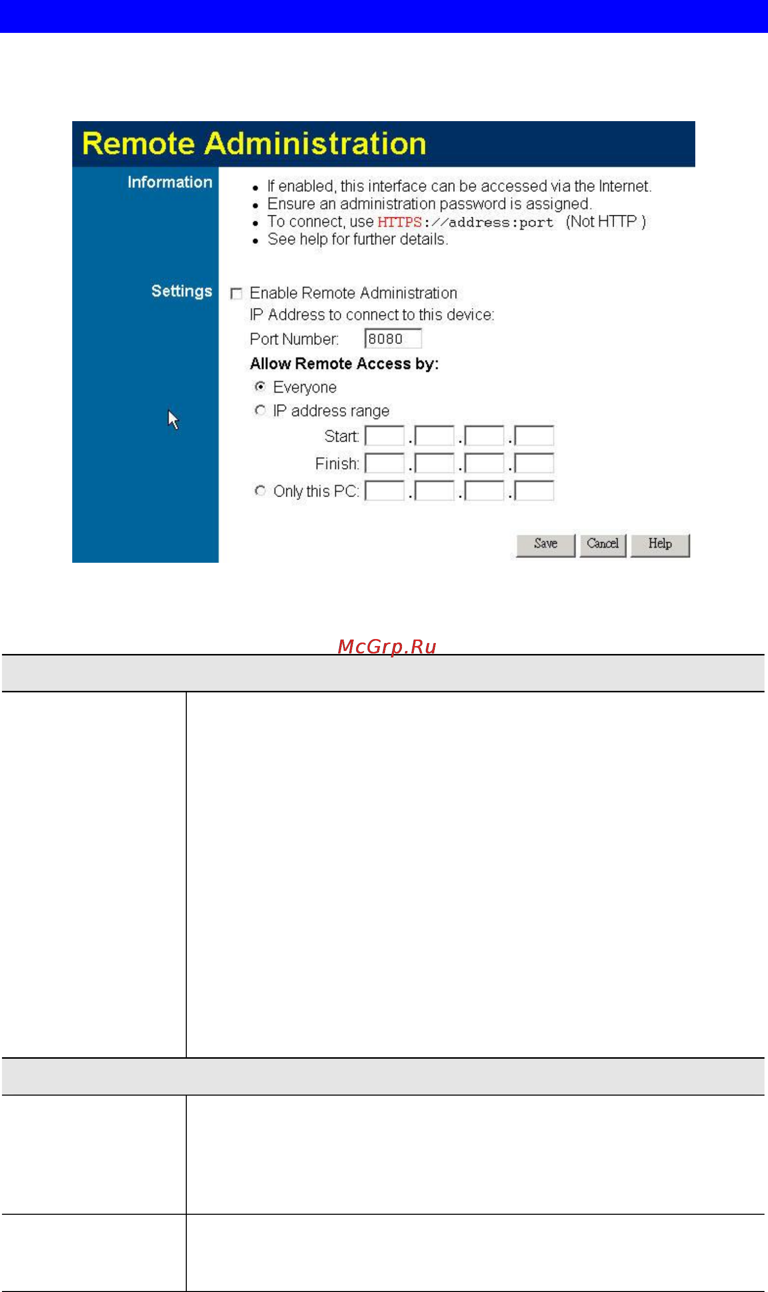 Planet VRT-311S [135/147] Remote administration