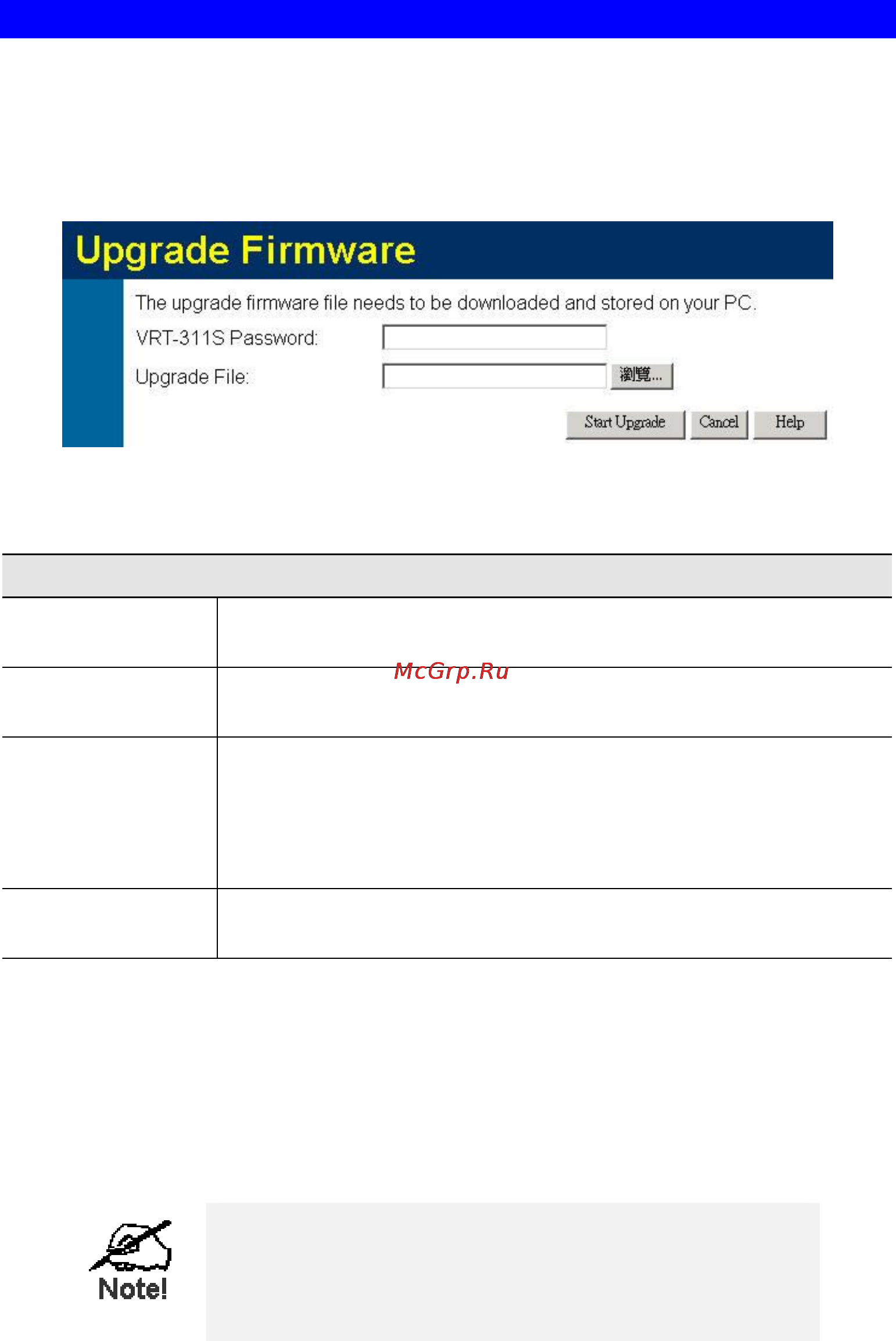 Planet VRT-311S [142/147] Upgrade firmware