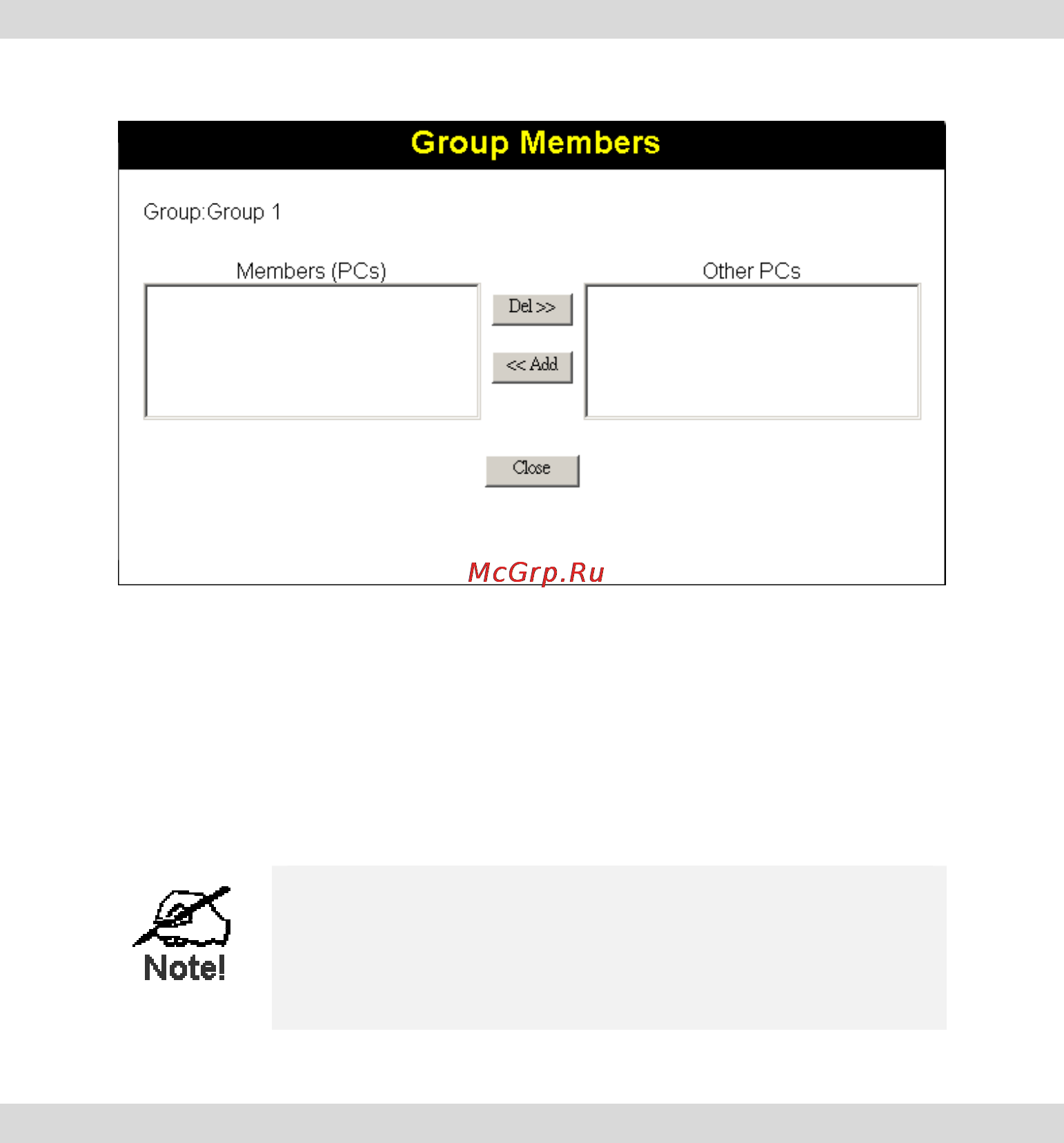 Planet VRT-311S [63/147] Access control log