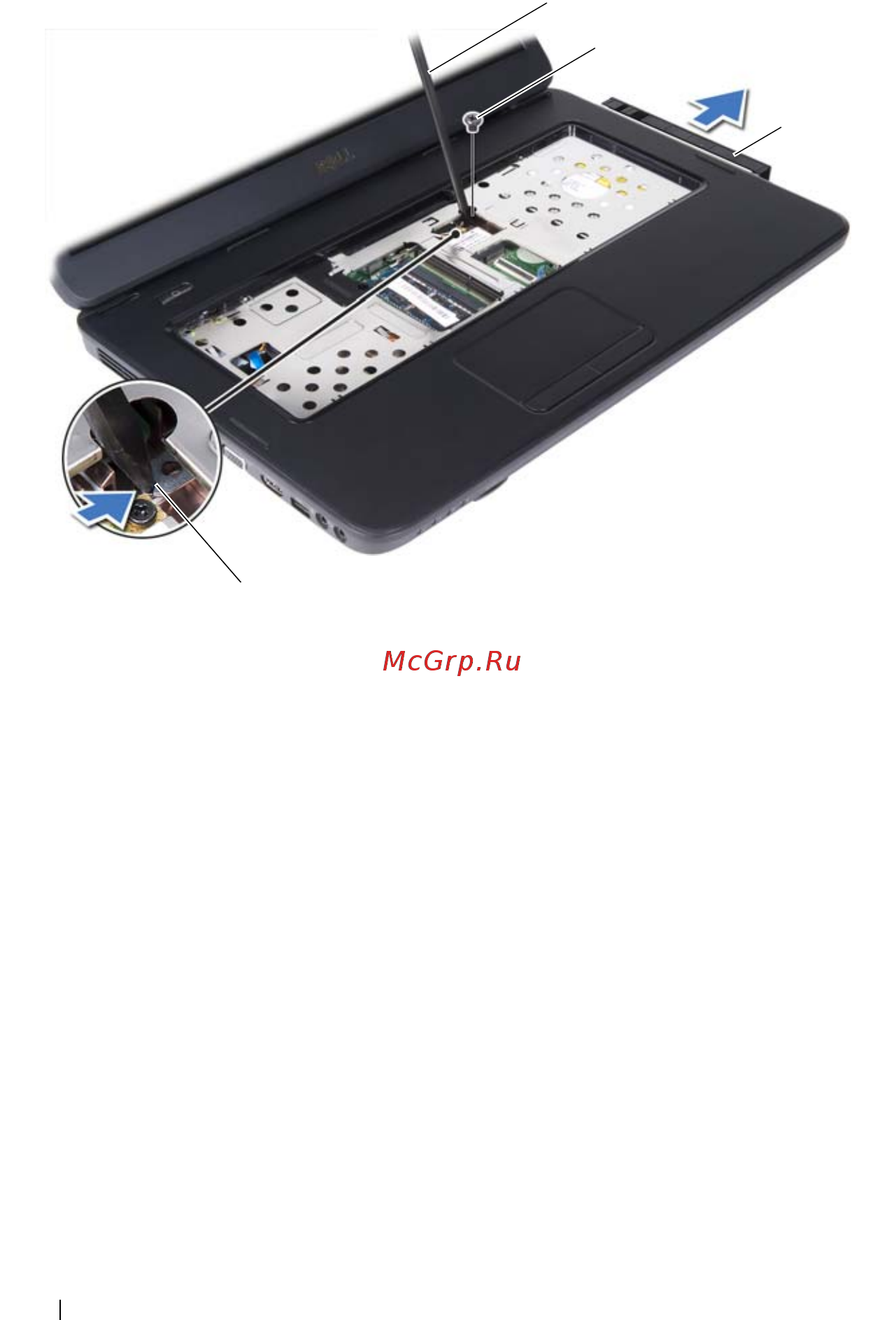 Dell Inspiron N5040 /5040-5092/ [22/76] Установка оптического дисковода