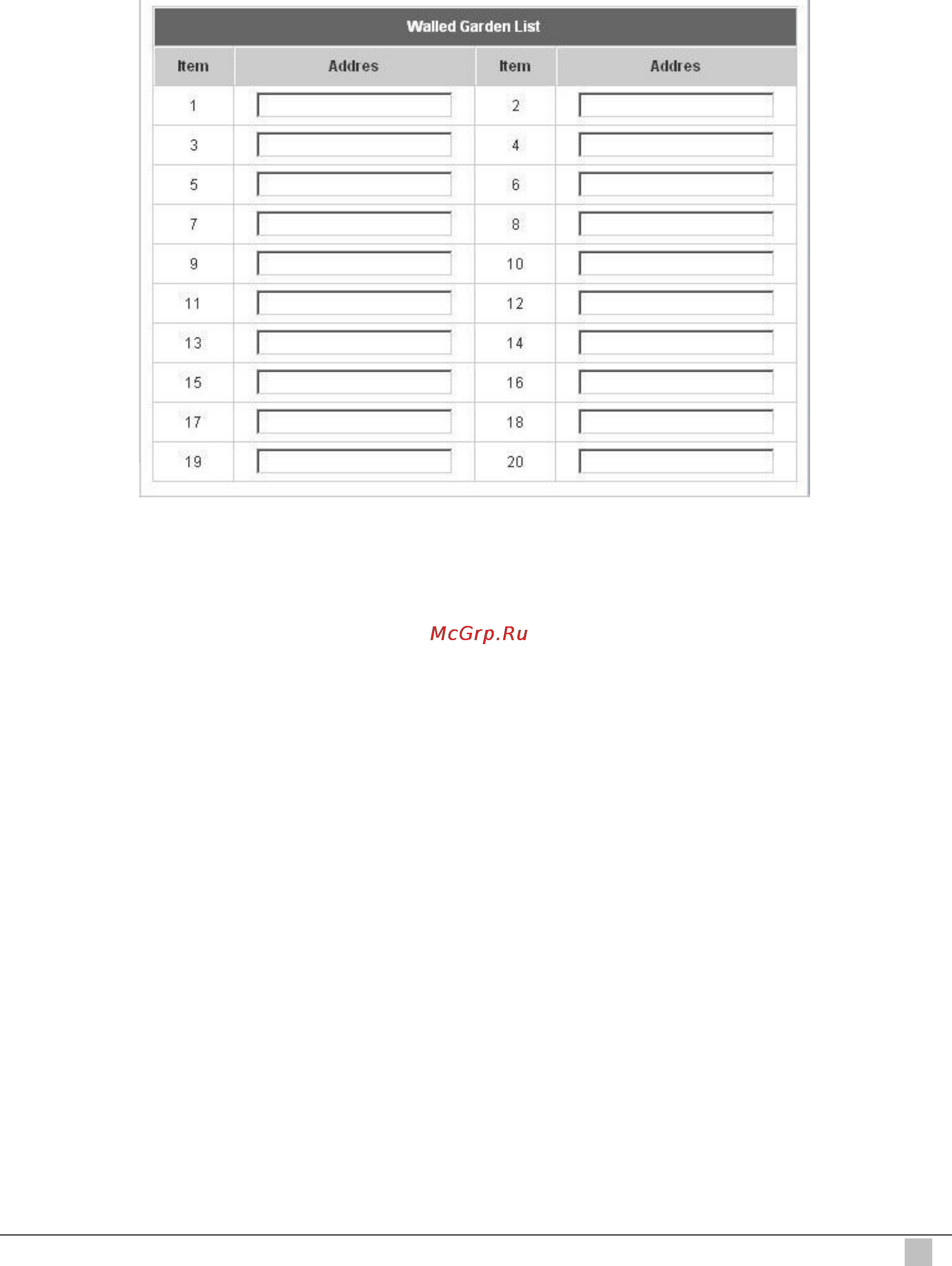 Planet WSG-404 [107/146] Walled garden list