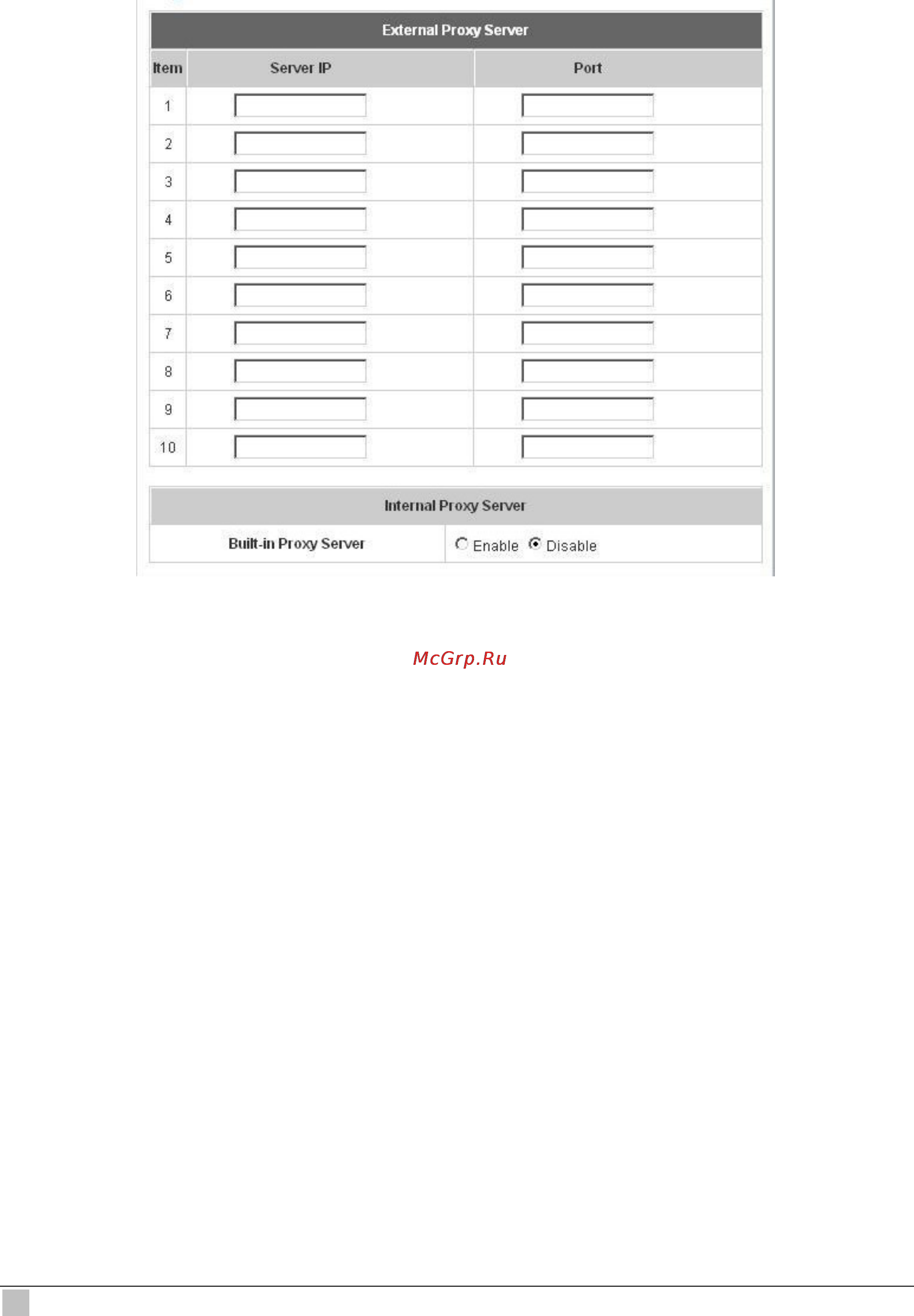 Planet WSG-404 [108/146] Proxy server properties