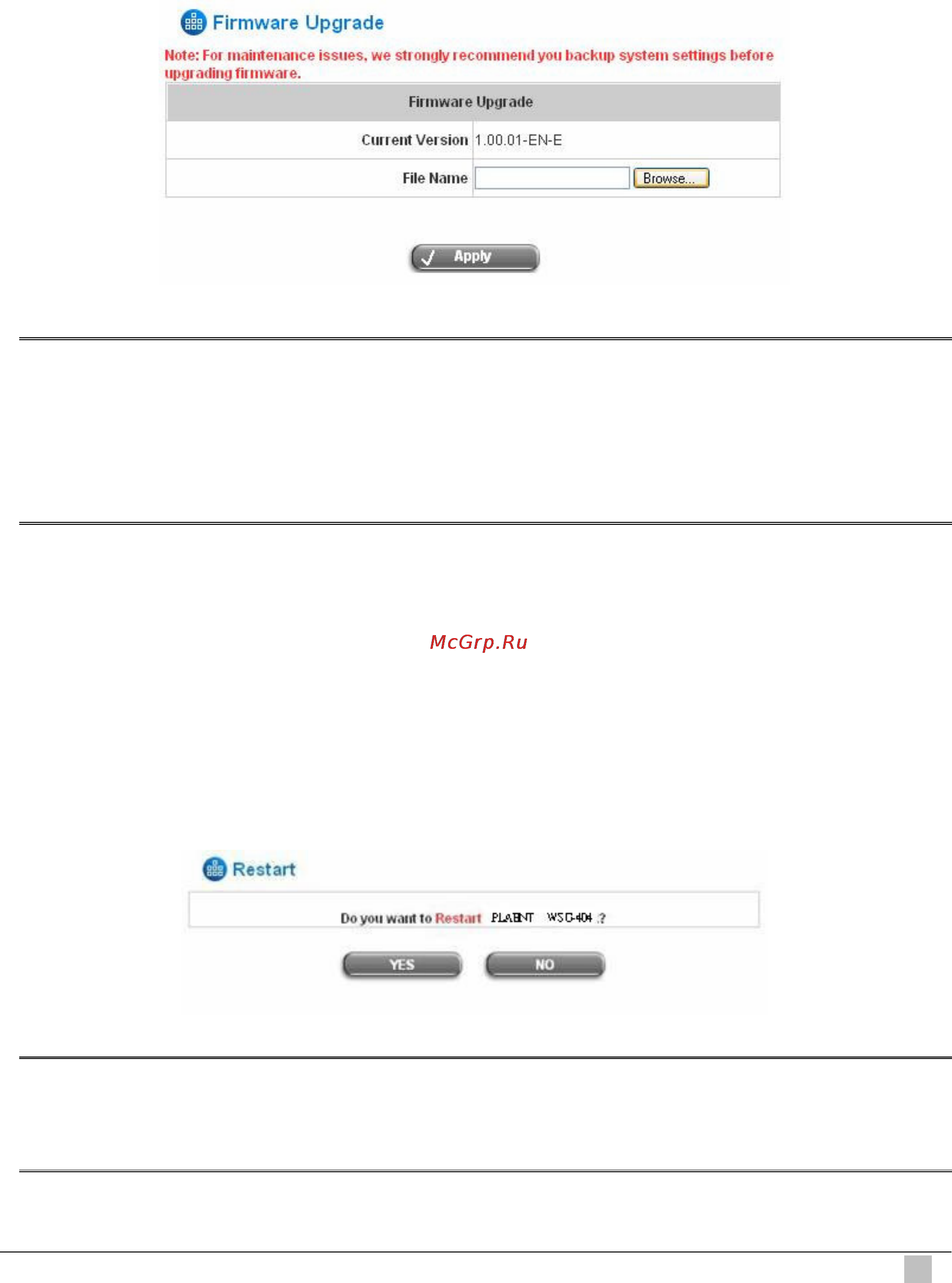 Planet WSG-404 [113/146] Firmware upgrade
