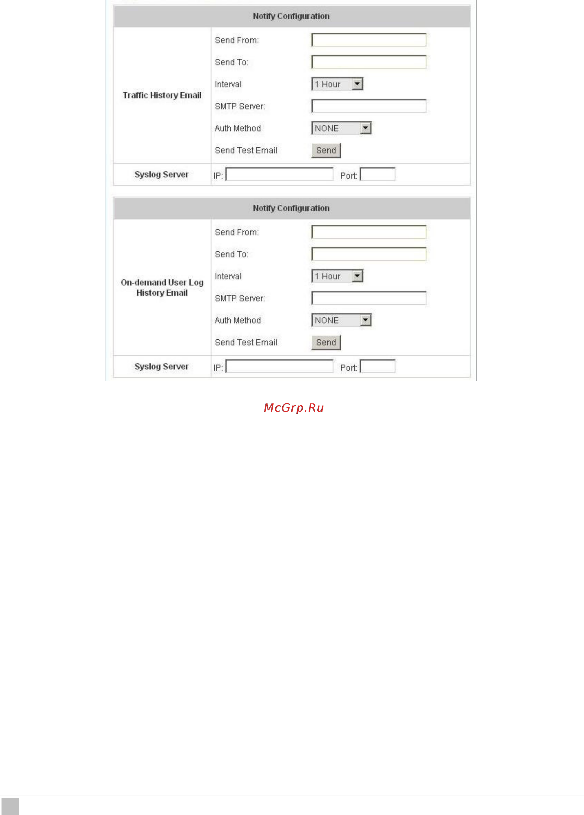 Planet WSG-404 [120/146] Notify configuration