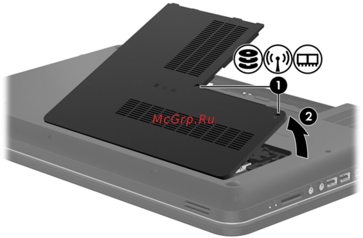 HP Pavilion dv6-7050er [34/55] Извлечение жесткого диска