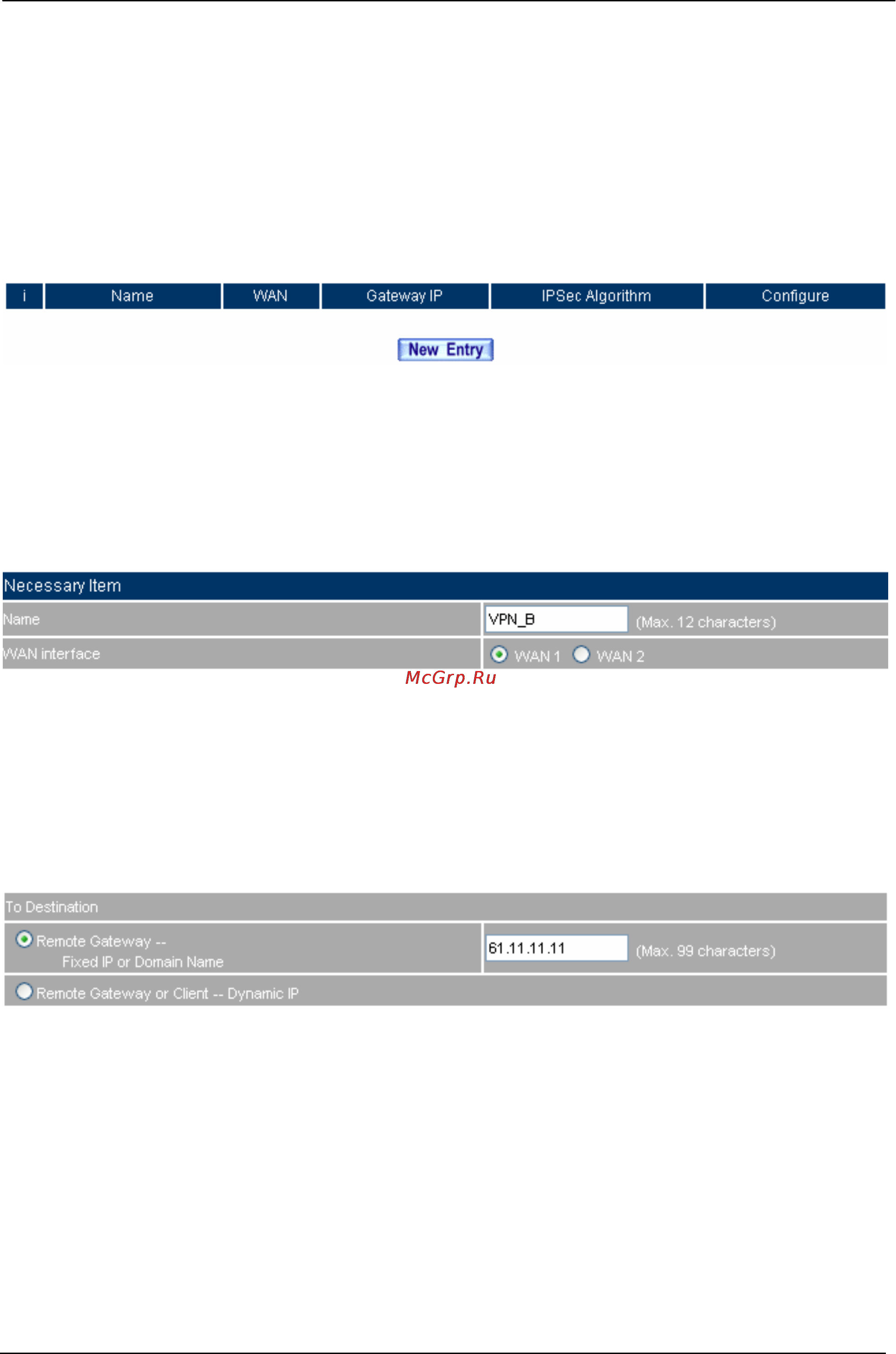Planet SG-500 [209/319] The b company s default gateway is the sg 500 s lan ip 192 68 0 add the following