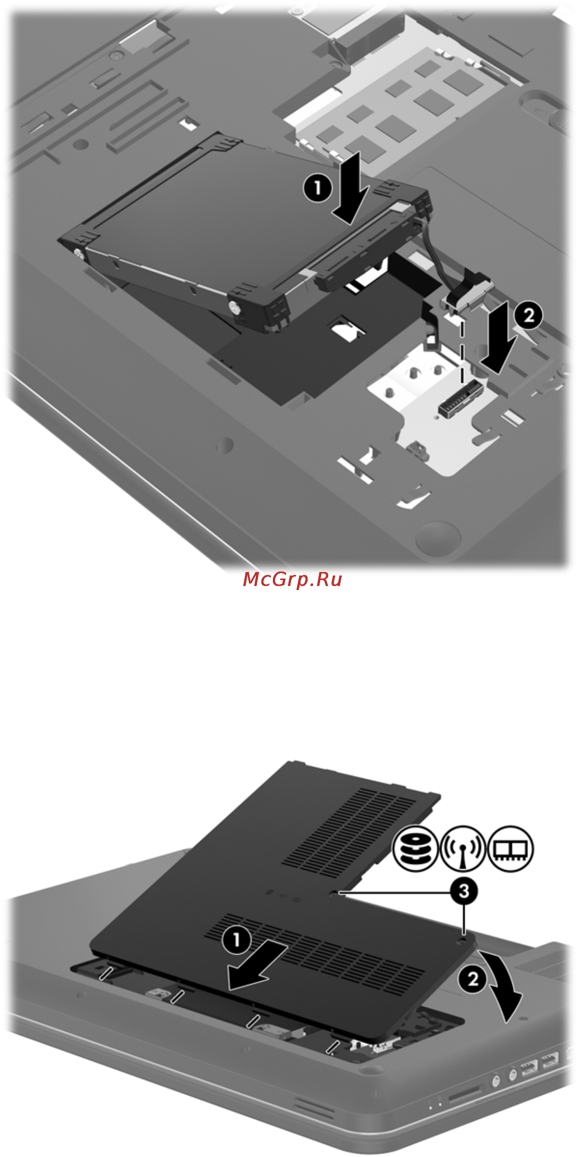 HP Pavilion g7-2003er [43/62] Установка жесткого диска