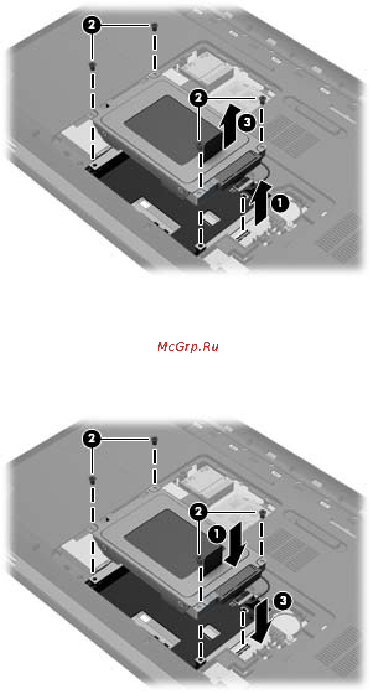 HP Pavilion dv6-7060er [45/67] Установка жесткого диска