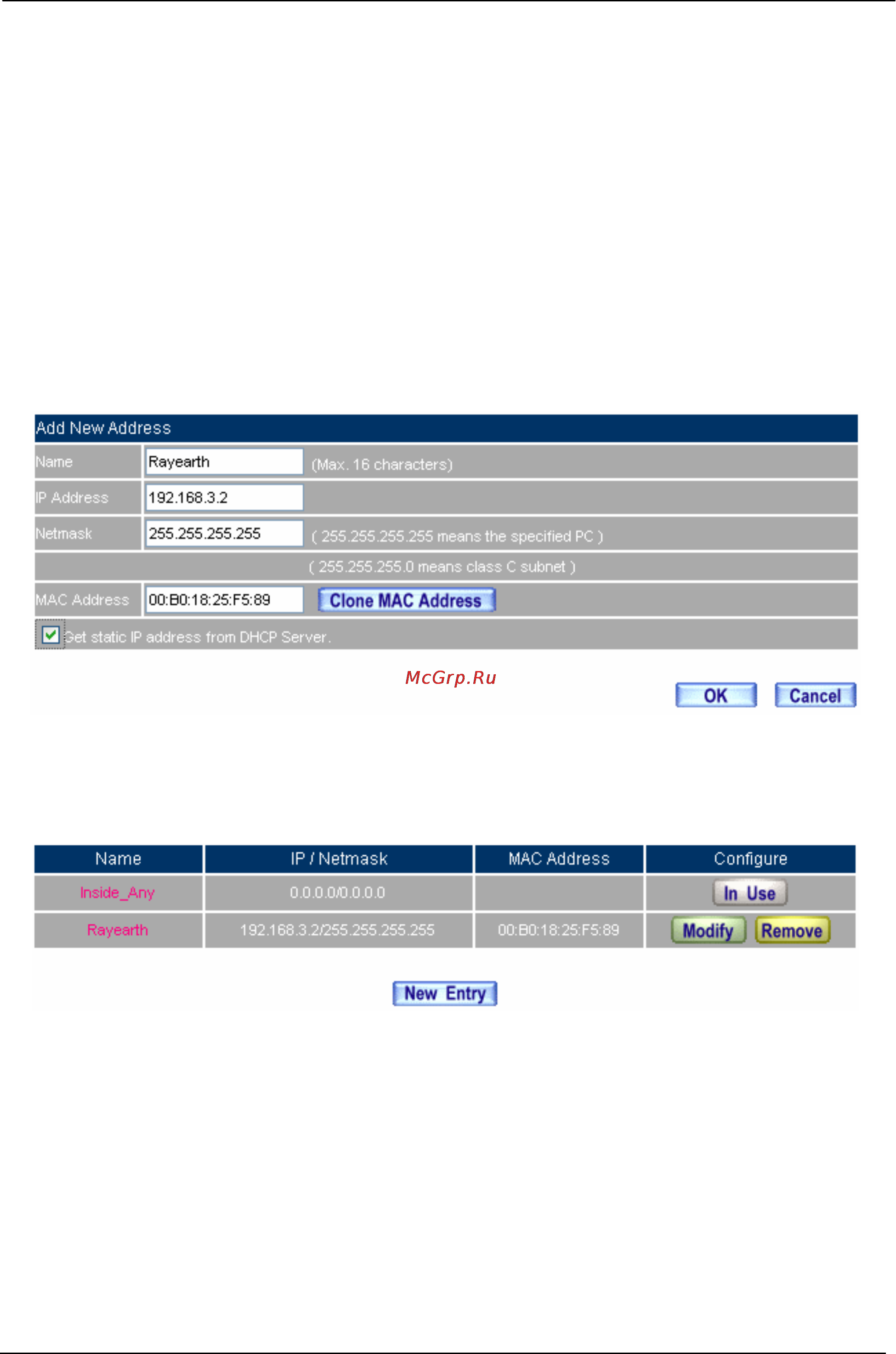 Planet MH-2001 [57/297] Under dhcp situation assign the specific ip to static users and restrict them to access ftp net service only through policy