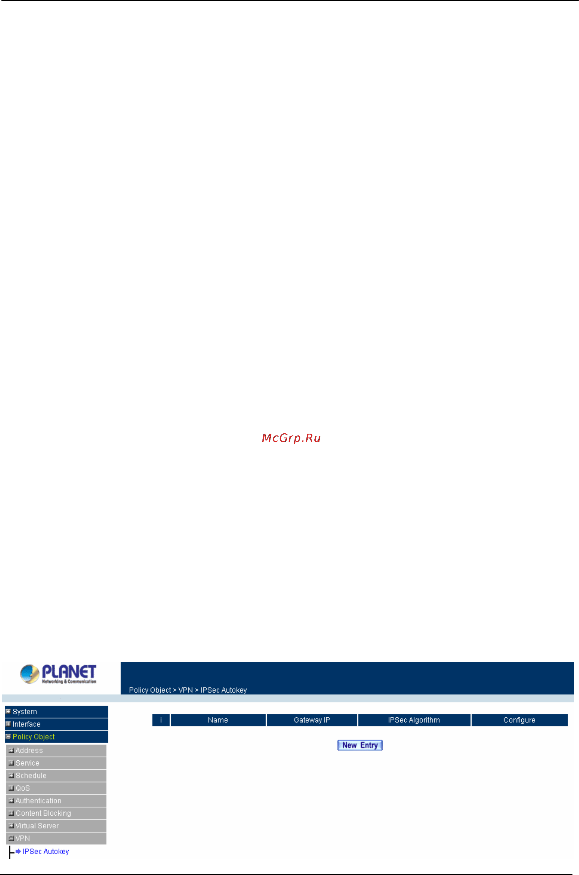 Planet CS-1000 [95/226] Ipsec autokey