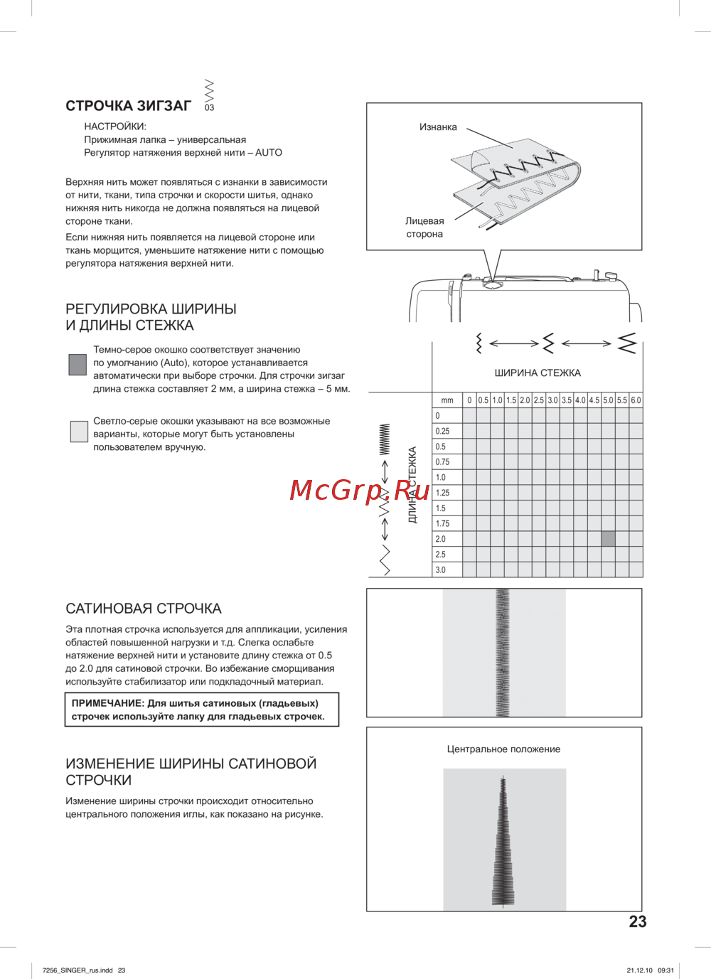 Singer FASHION MATE 7256