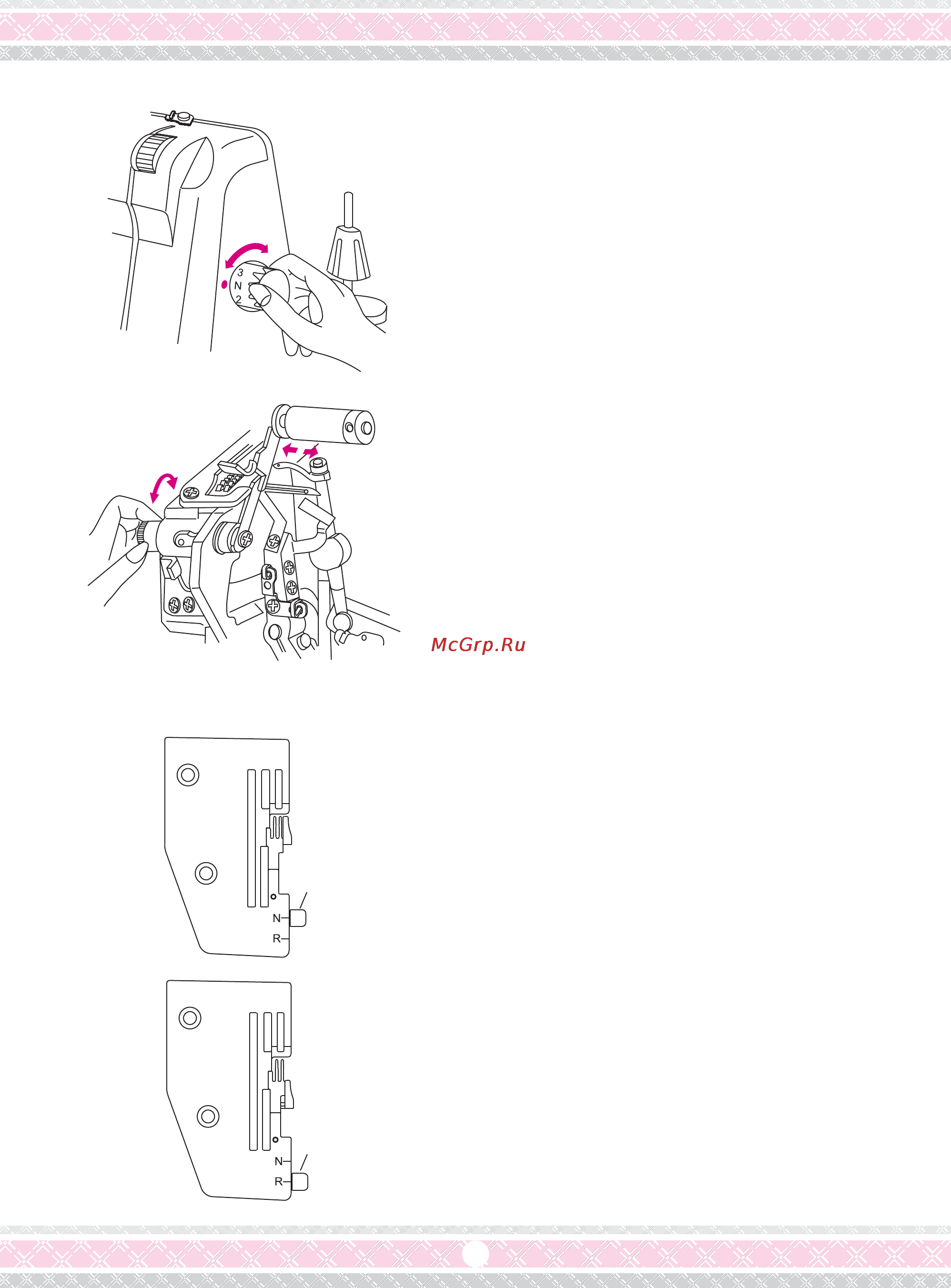 Merrylock 003 [13/19] Регулировки и установки