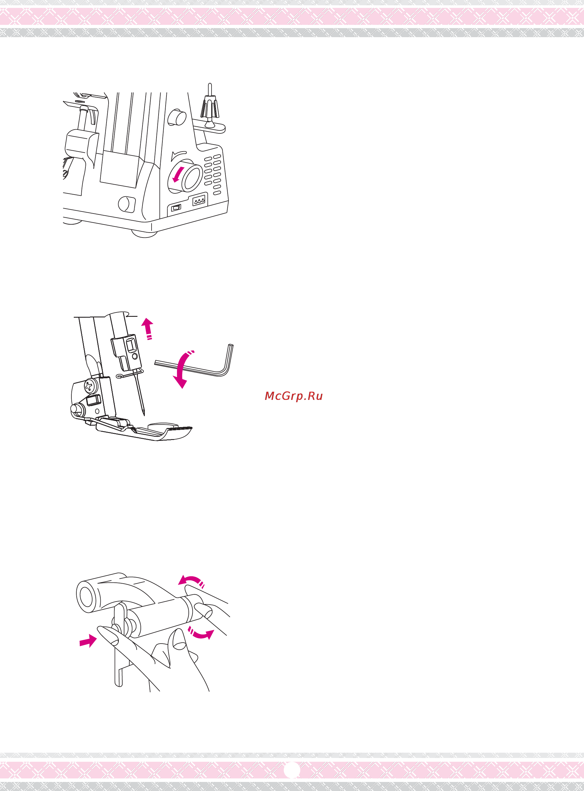Merrylock 003 [7/19] Работа на машине