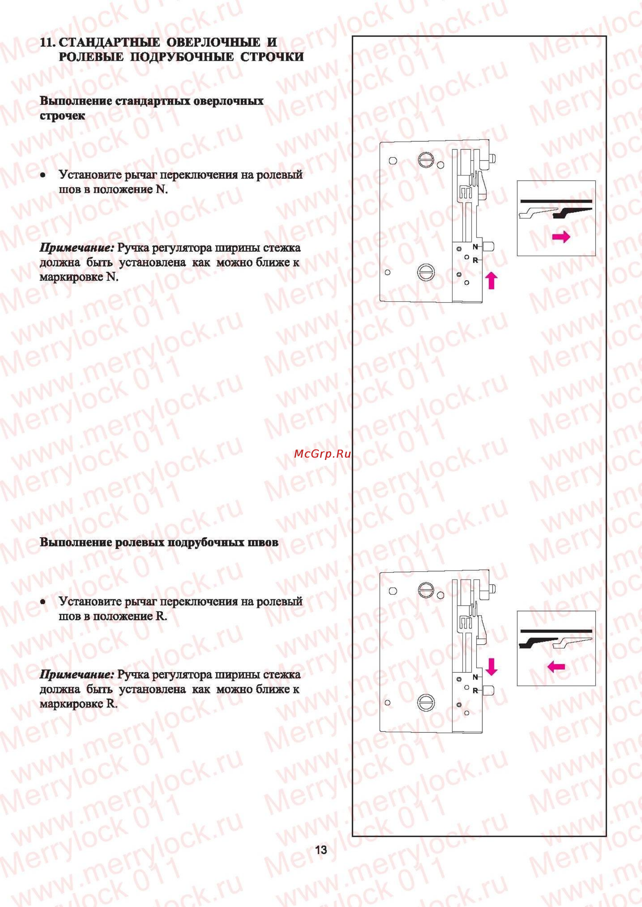 Merrylock 011 [14/72] Стандартные оверлочные и