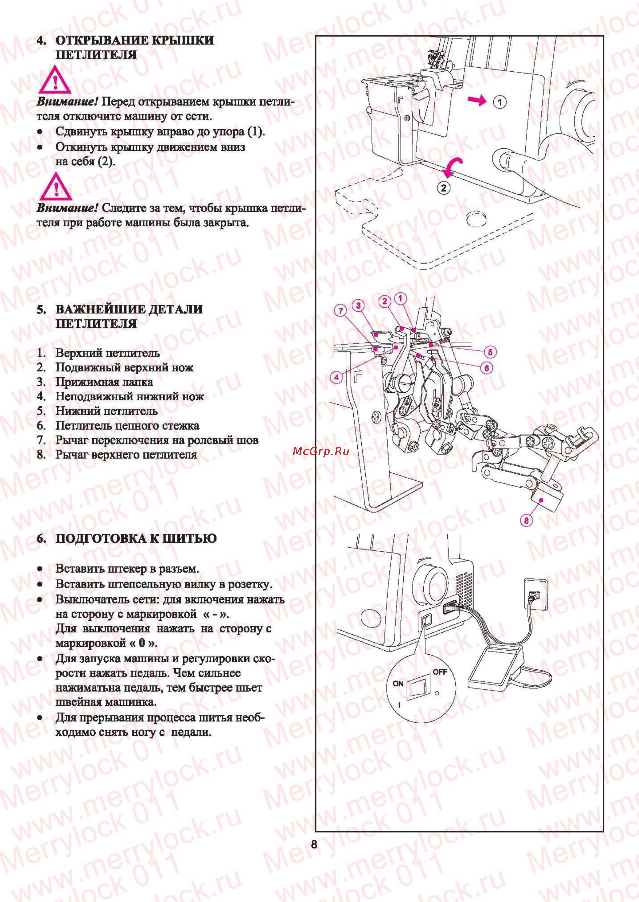 Merrylock 011 [9/72] Петлителя