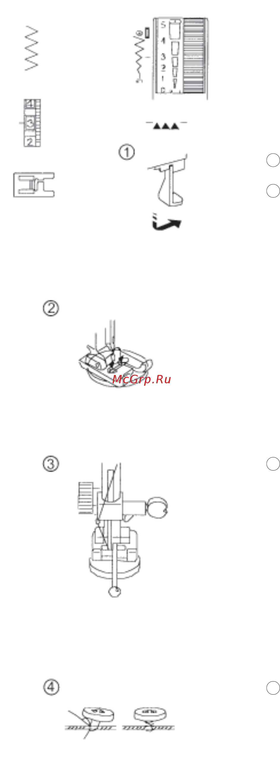 Elna 2300 [34/43] Пришивание пуговицы