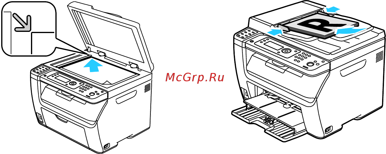 Xerox WorkCentre 3045 [128/209] Загрузка документов для отправки по факсу