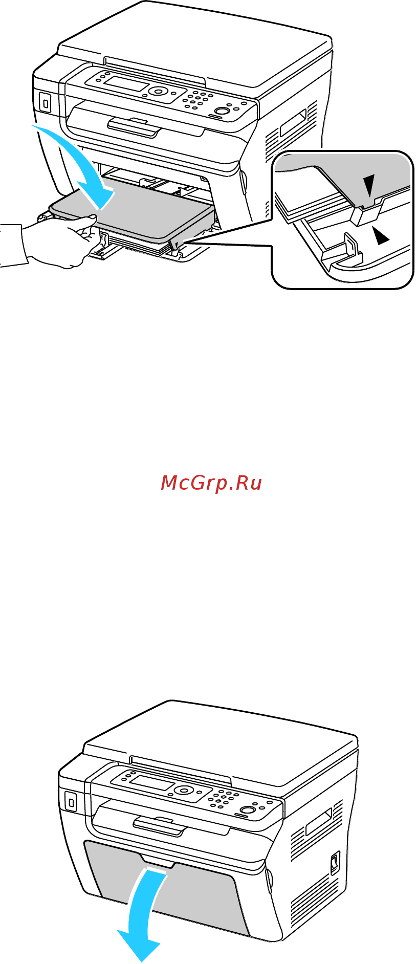 Xerox WorkCentre 3045/NI [80/209] Загрузка бумаги в обходной лоток