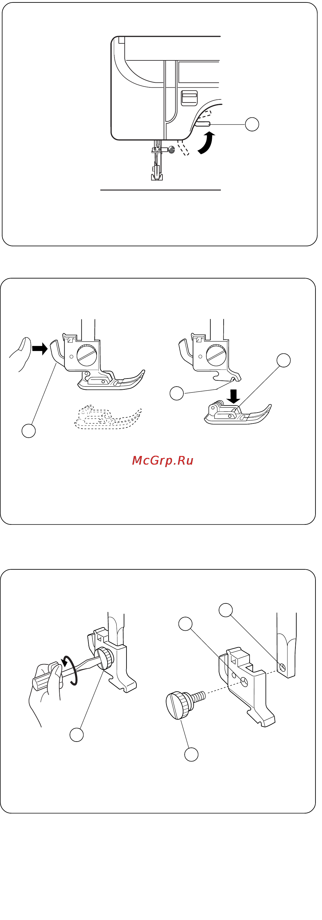 Elna 3210 [8/52] How to remove and attach the shank