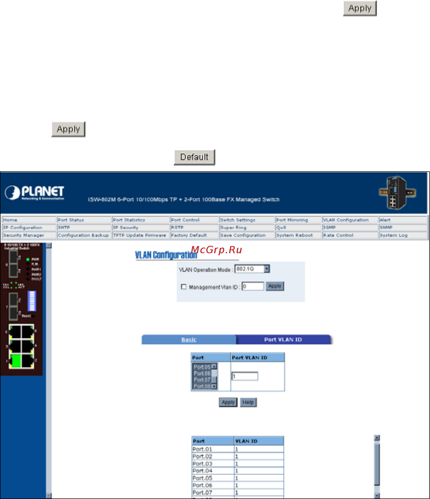 Planet ISW-802M [33/60] E mail alert configuration
