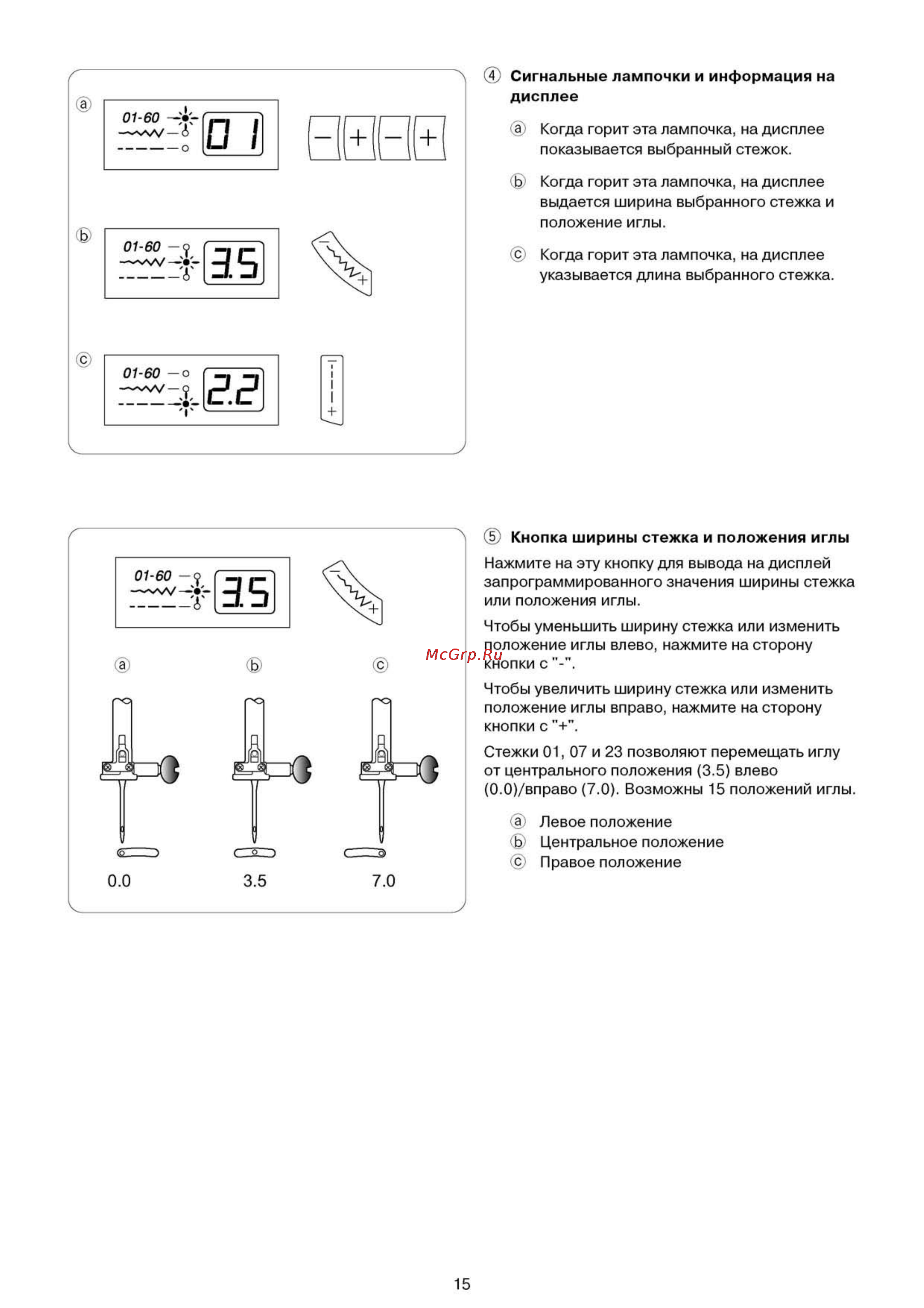 Elna 6200 Инструкция по эксплуатации онлайн [16/58] 66298