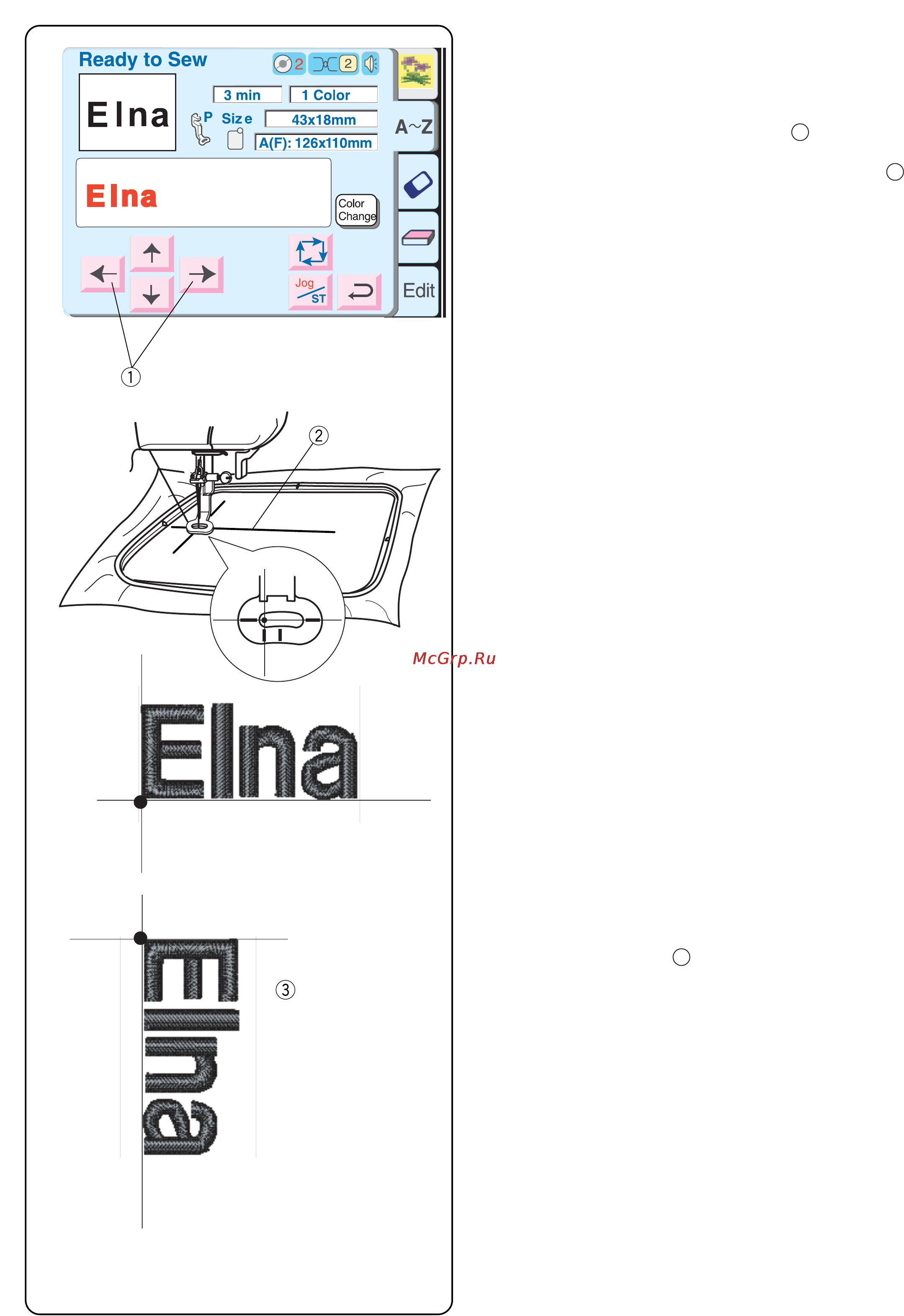 Elna 8600 XPLORE Инструкция по эксплуатации онлайн [52/72] 66310