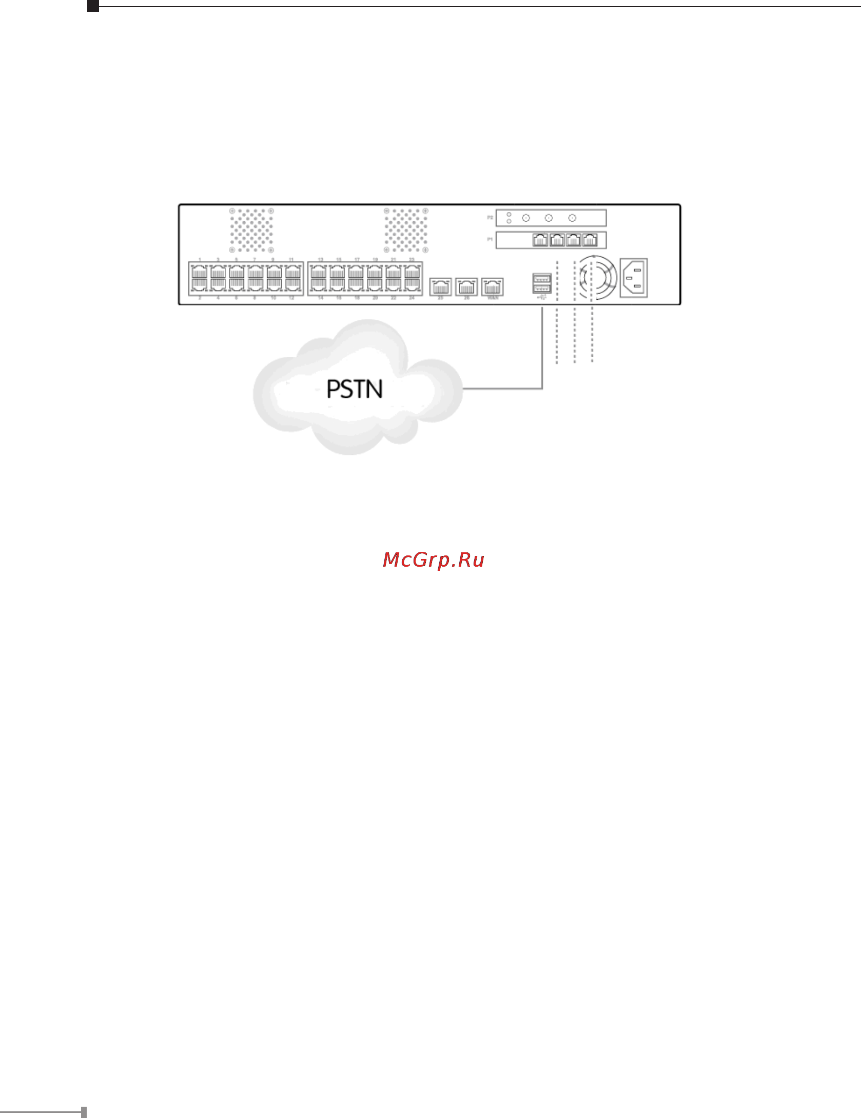 Planet UMG-2000 [12/20] Pstn fxo port connection