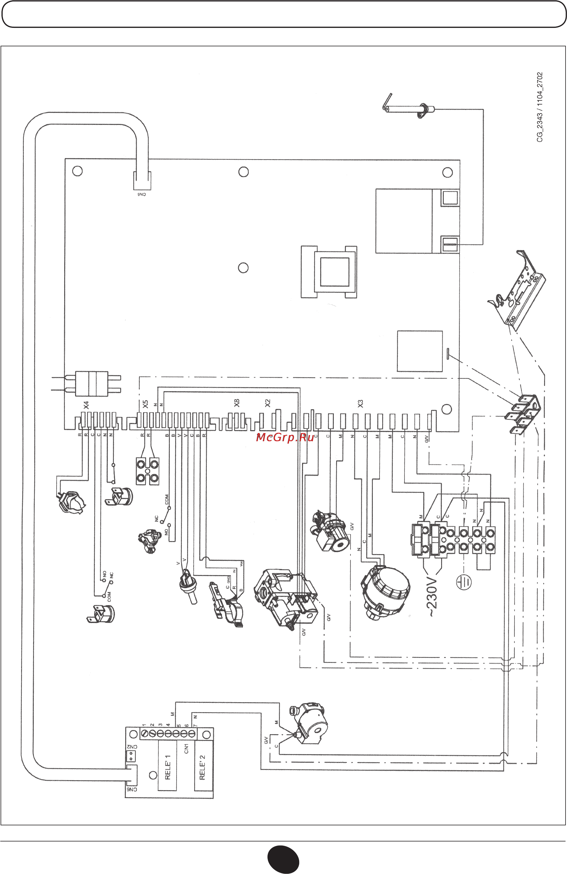 De Dietrich MS 24 BIC [260/292] C голубой м коричневый n черный r красный g v желтый зеленый b белый v зеленый