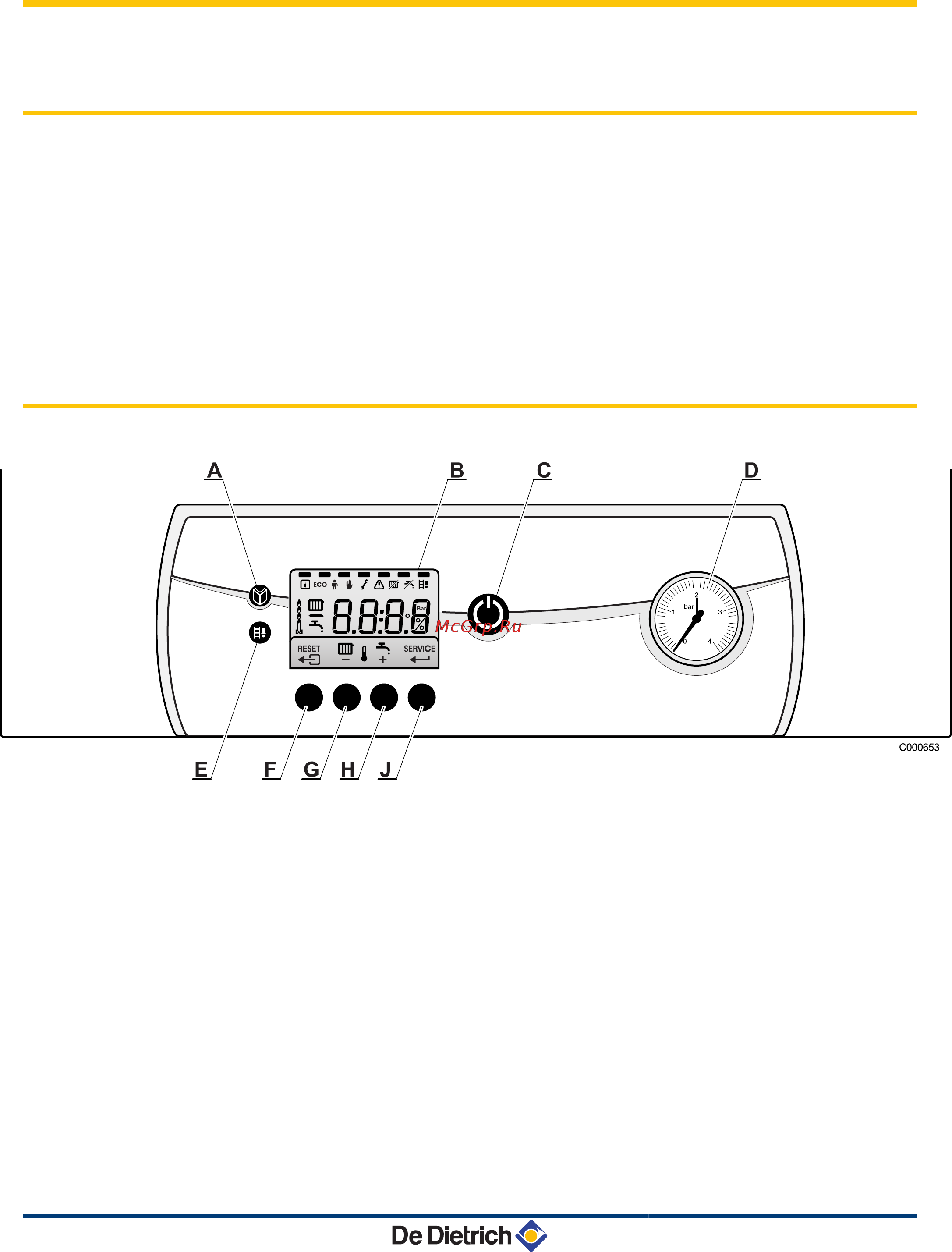 De Dietrich MCR-P 24/28 BIC [10/32] Описание