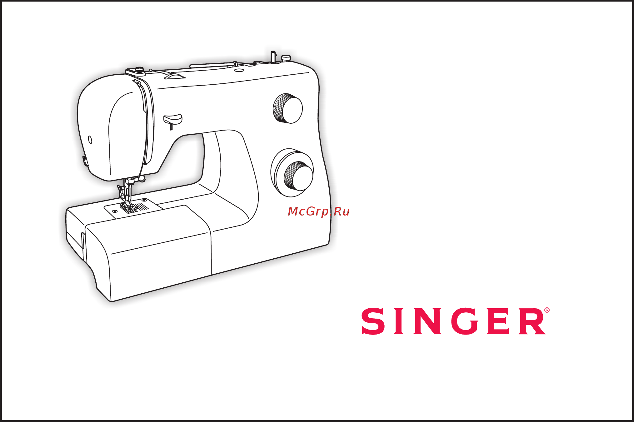 Singer TRADITION 2259 Инструкция по эксплуатации онлайн