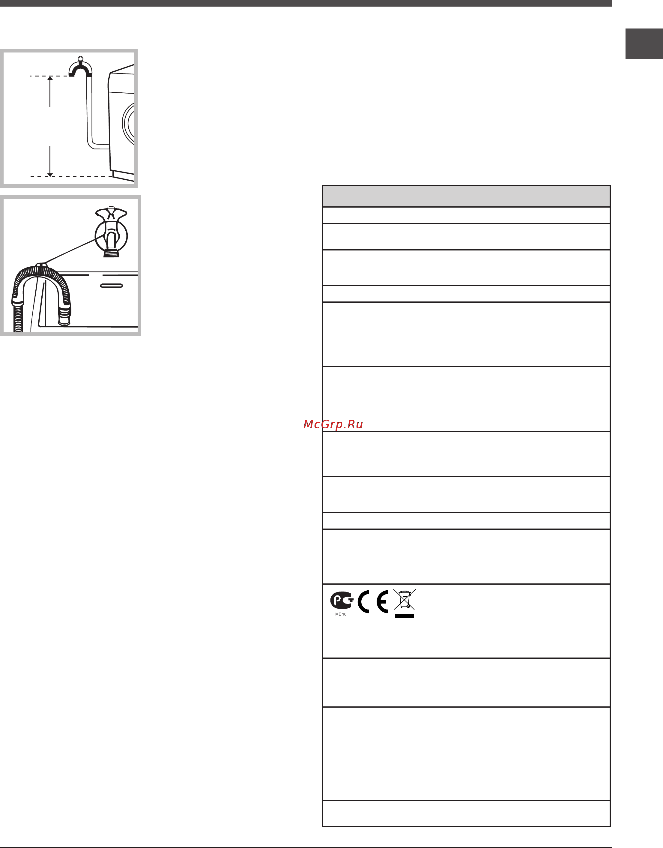 Hotpoint-Ariston AVUK 4105 (CIS) [3/12] Первый цикл стирки