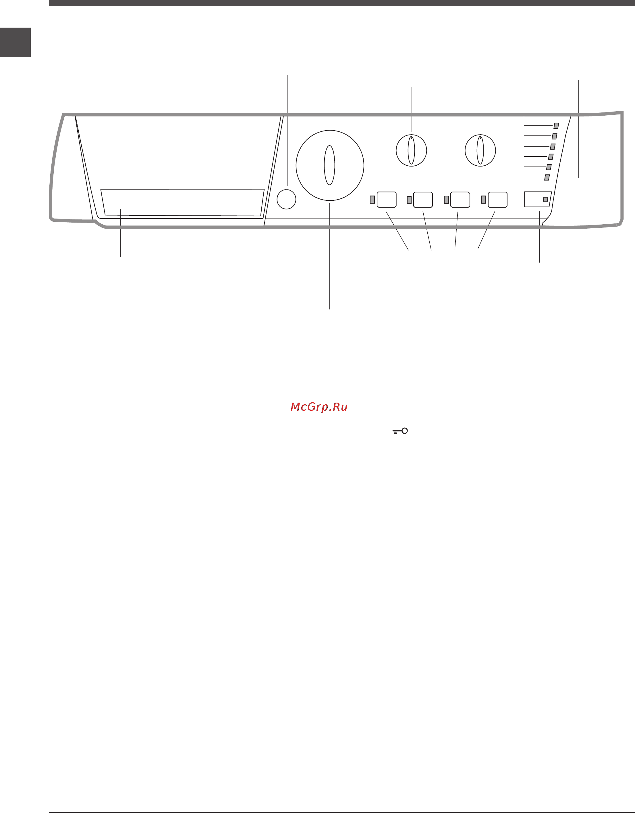 Hotpoint-Ariston AVUK 4105 (CIS) [4/12] Описание стиральной машины и порядка запуска программы