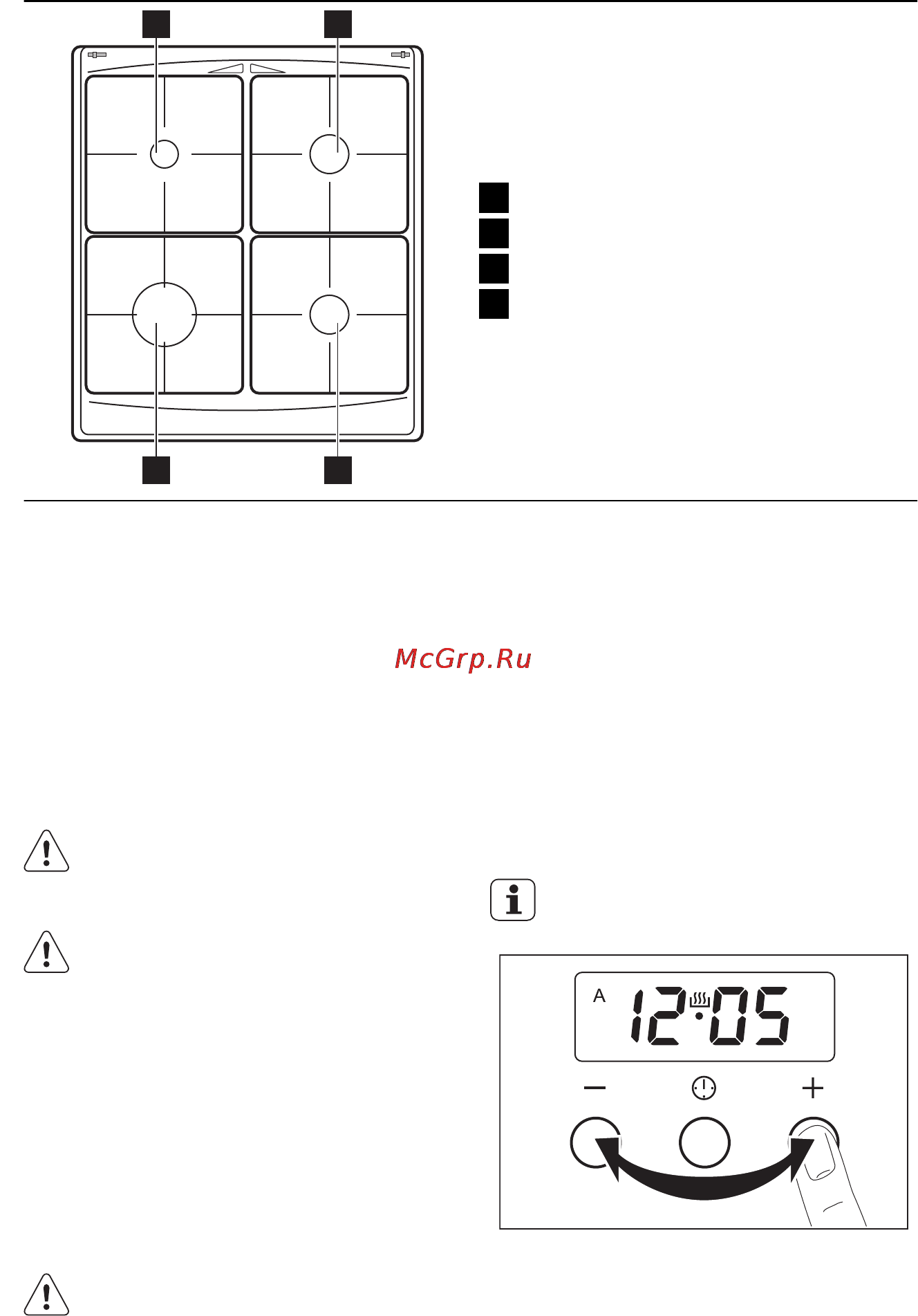 Electrolux EKK54503OX [7/36] Установка времени