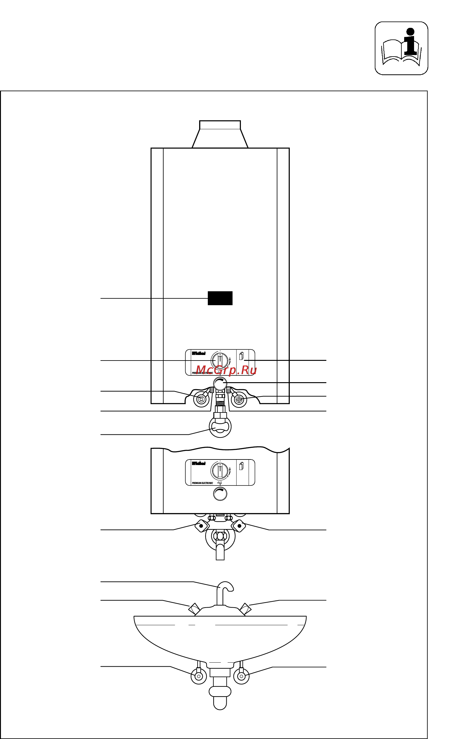 Vaillant MAG PREMIUM SOE 19/2-24/2 XIP [3/32] Обзор элементов управления