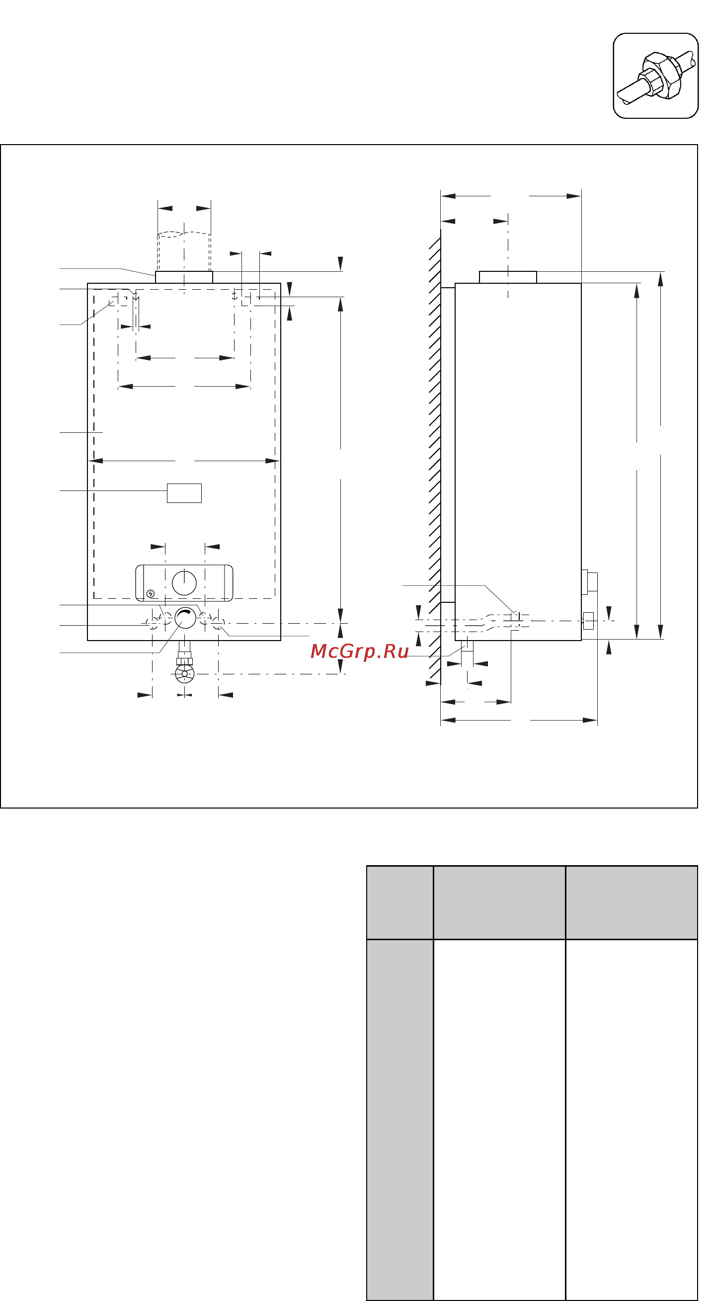 Vaillant MAG PREMIUM OE 19/2-24/2 XZ [15/32] Монтаж