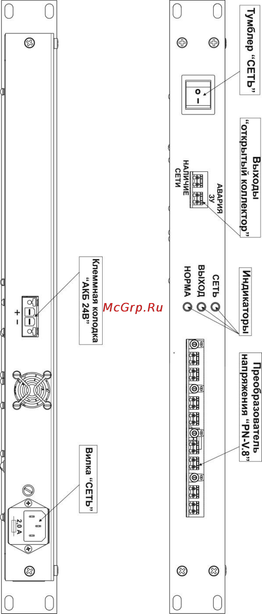Бастион SKAT-V.8 RACK Инструкция по эксплуатации онлайн [9/12] 66517