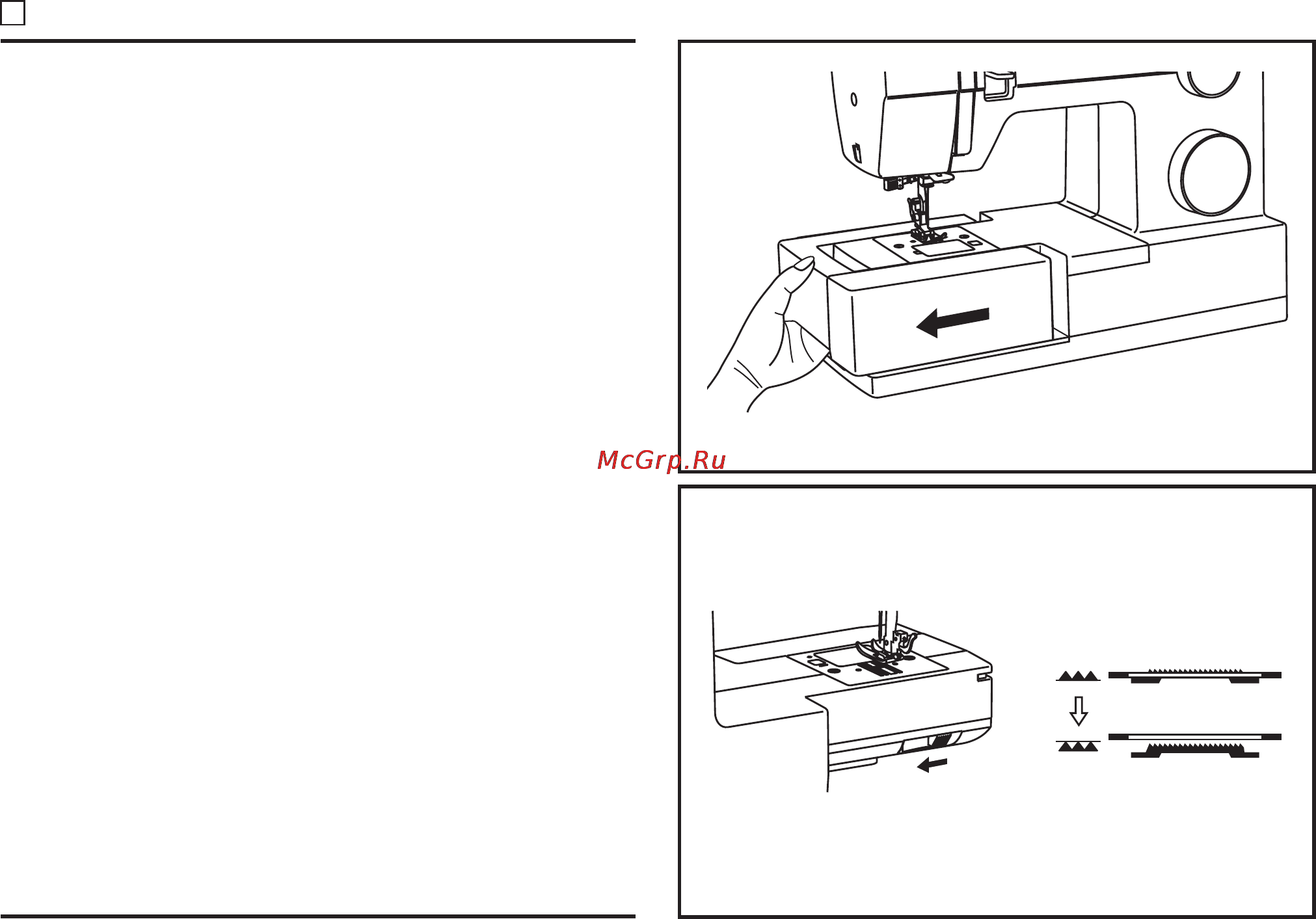 Singer HEAVY DUTY 4423 [29/66] How to drop feed dog