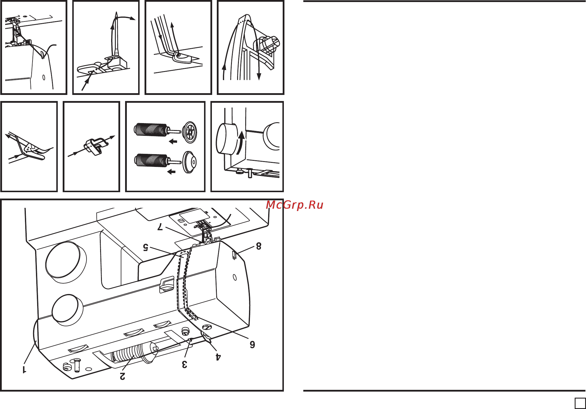 Singer HEAVY DUTY 4423 [55/66] Заправка верхней нити