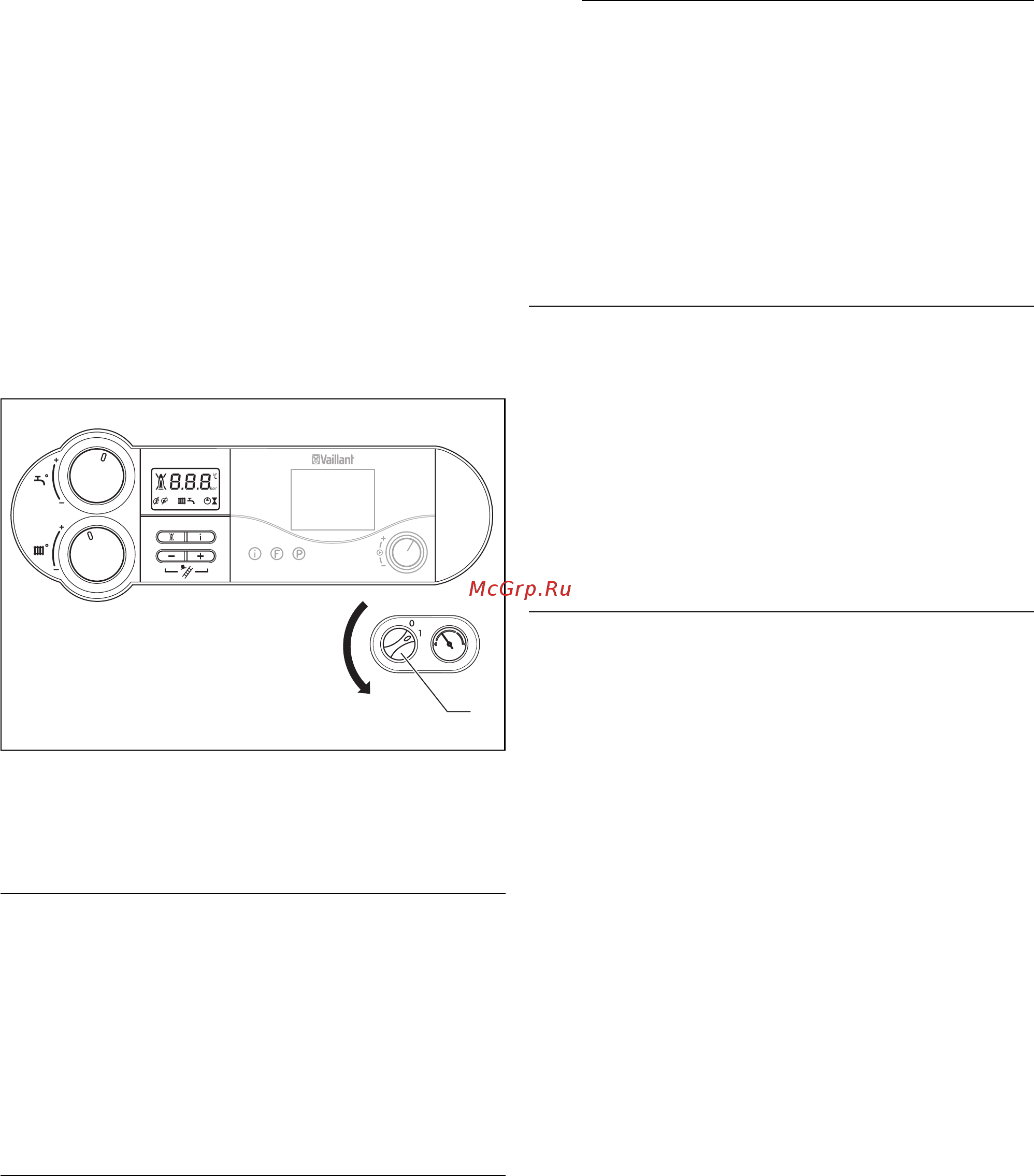 Vaillant ECOTEC PLUS 246-376/3-5 [16/20] Эксплуатация