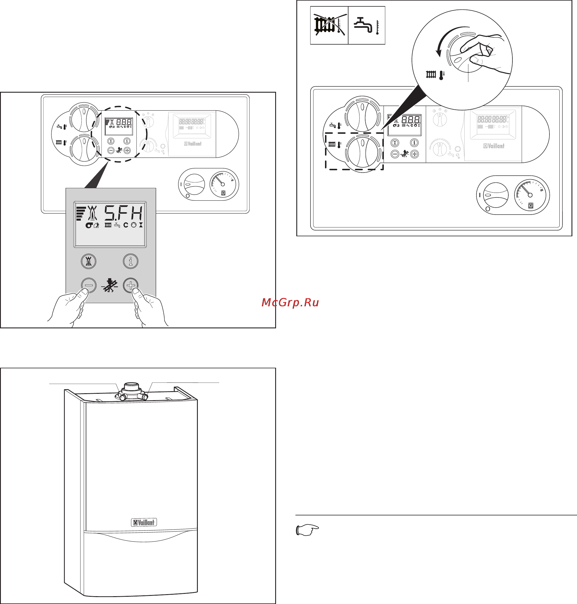 Vaillant ECOTEC PLUS 466-656/4 [14/40] Эксплуатация